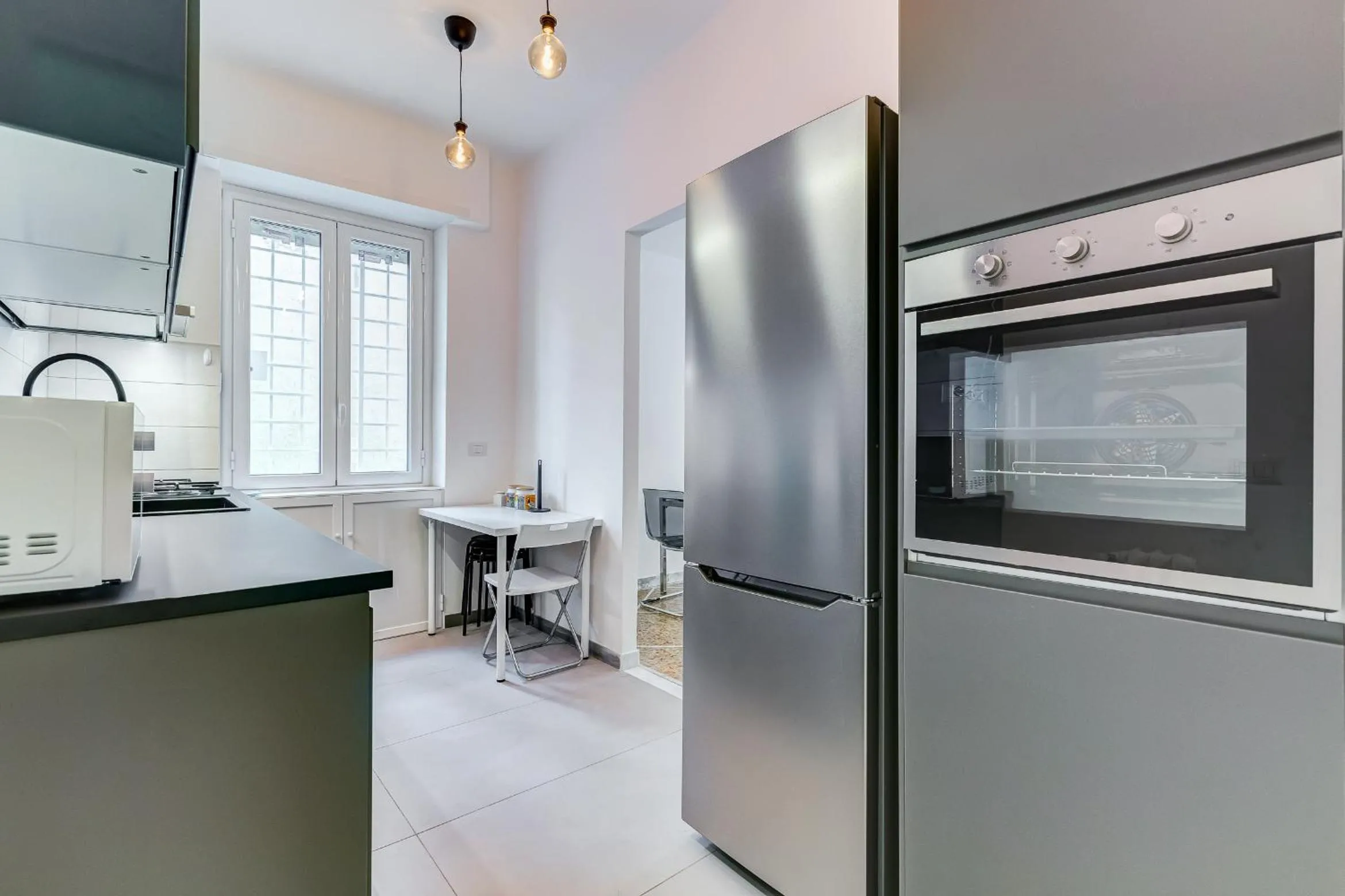 Kitchen or kitchenette in Gianicolo Apartment with Terrace