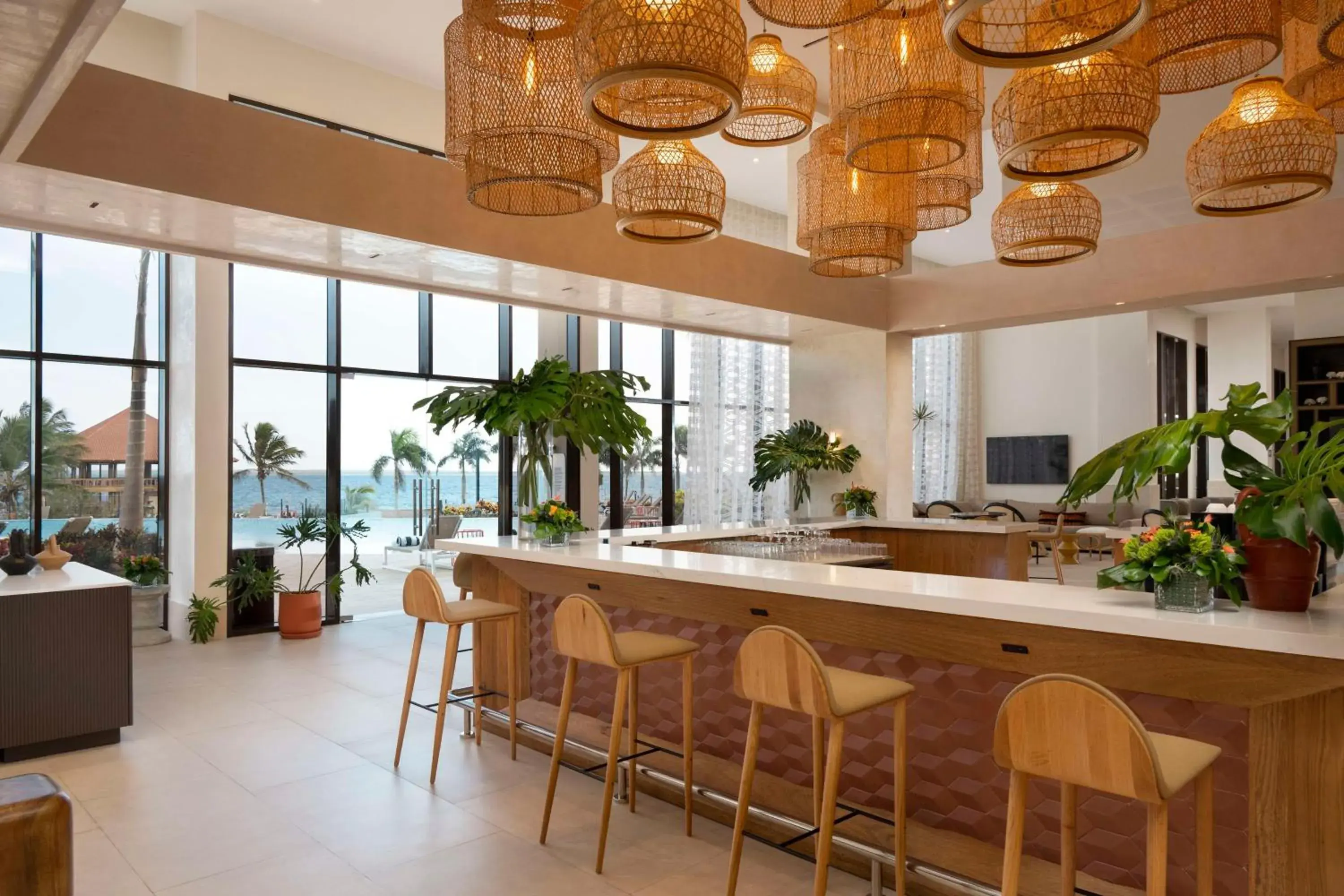 Lounge or bar in Hilton Garden Inn La Romana Lounge or bar in Hilton Garden Inn La Romana