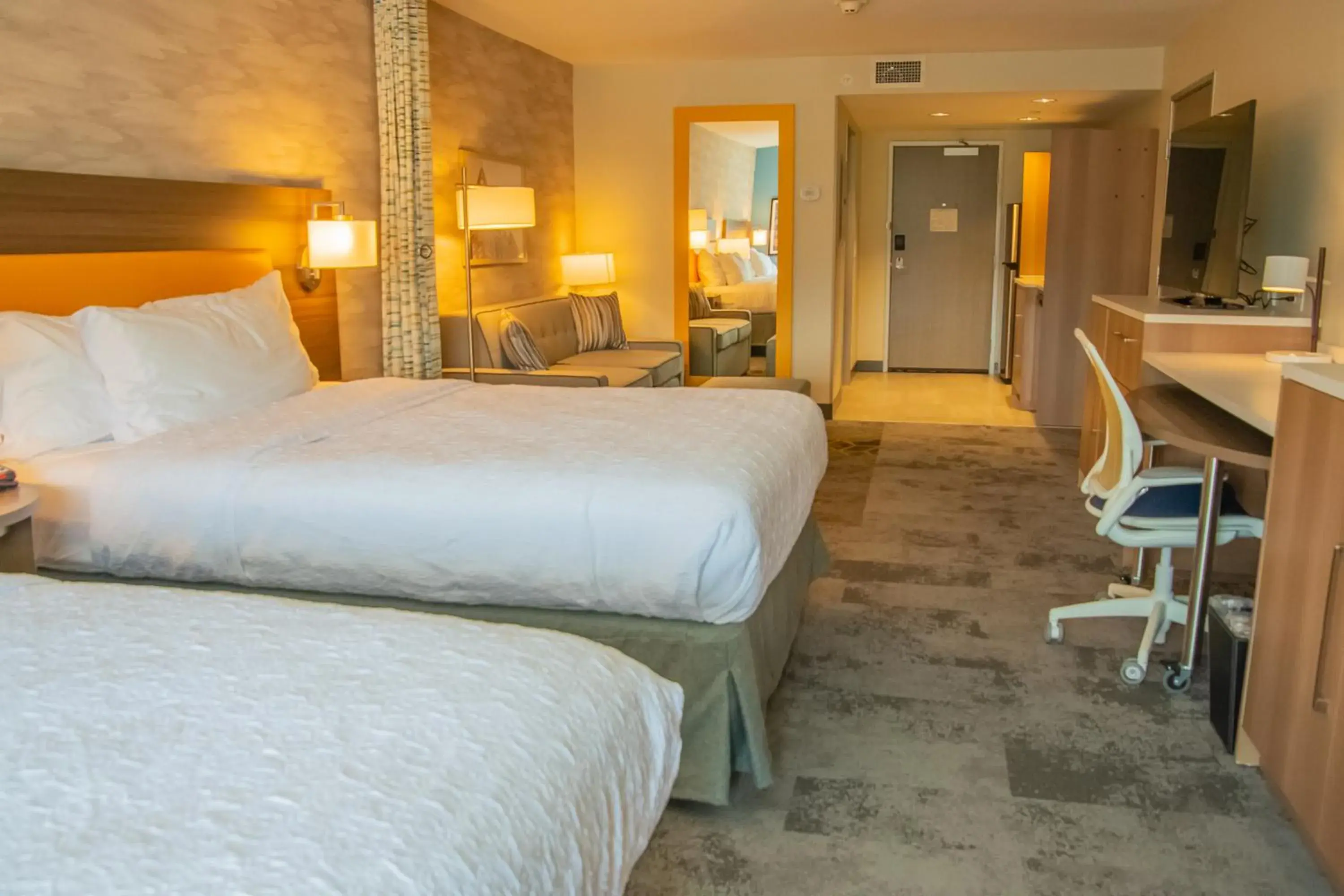 Photo of the whole room, Bed in Home2 Suites By Hilton Logansport Photo of the whole room, Bed in Home2 Suites By Hilton Logansport