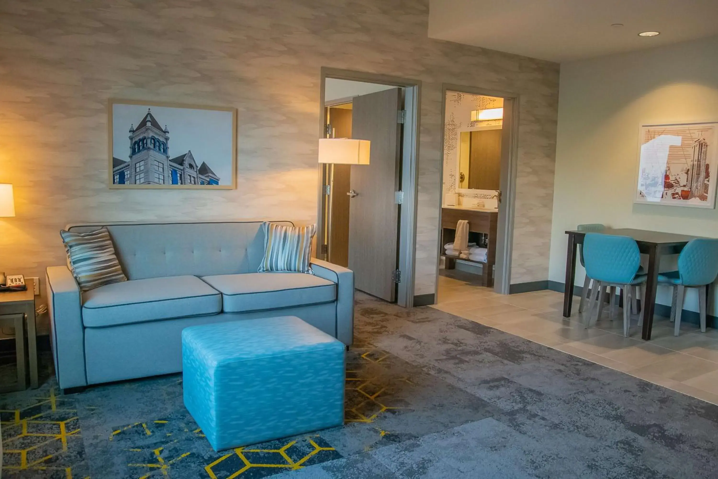 Living room in Home2 Suites By Hilton Logansport Living room in Home2 Suites By Hilton Logansport