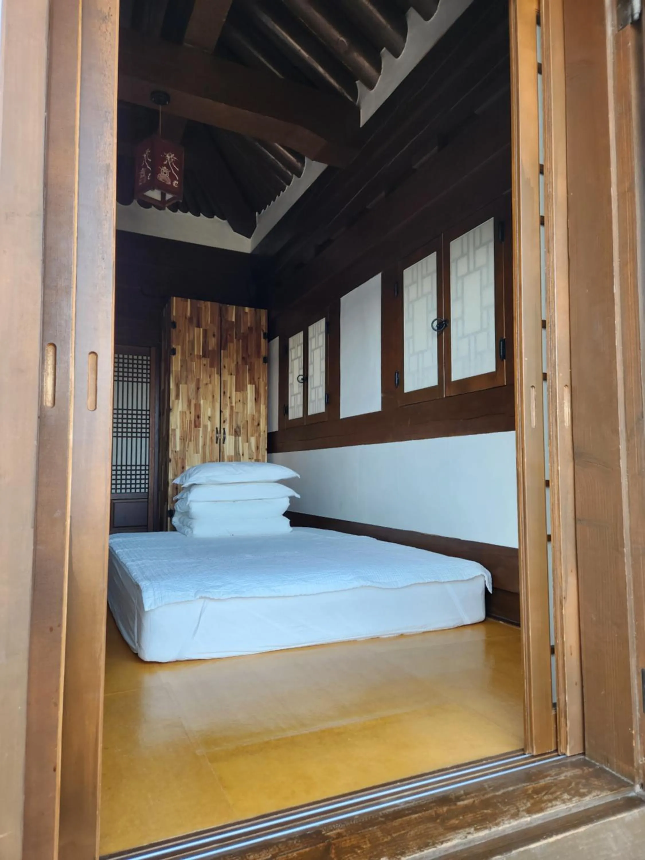 Bed in HanokInn