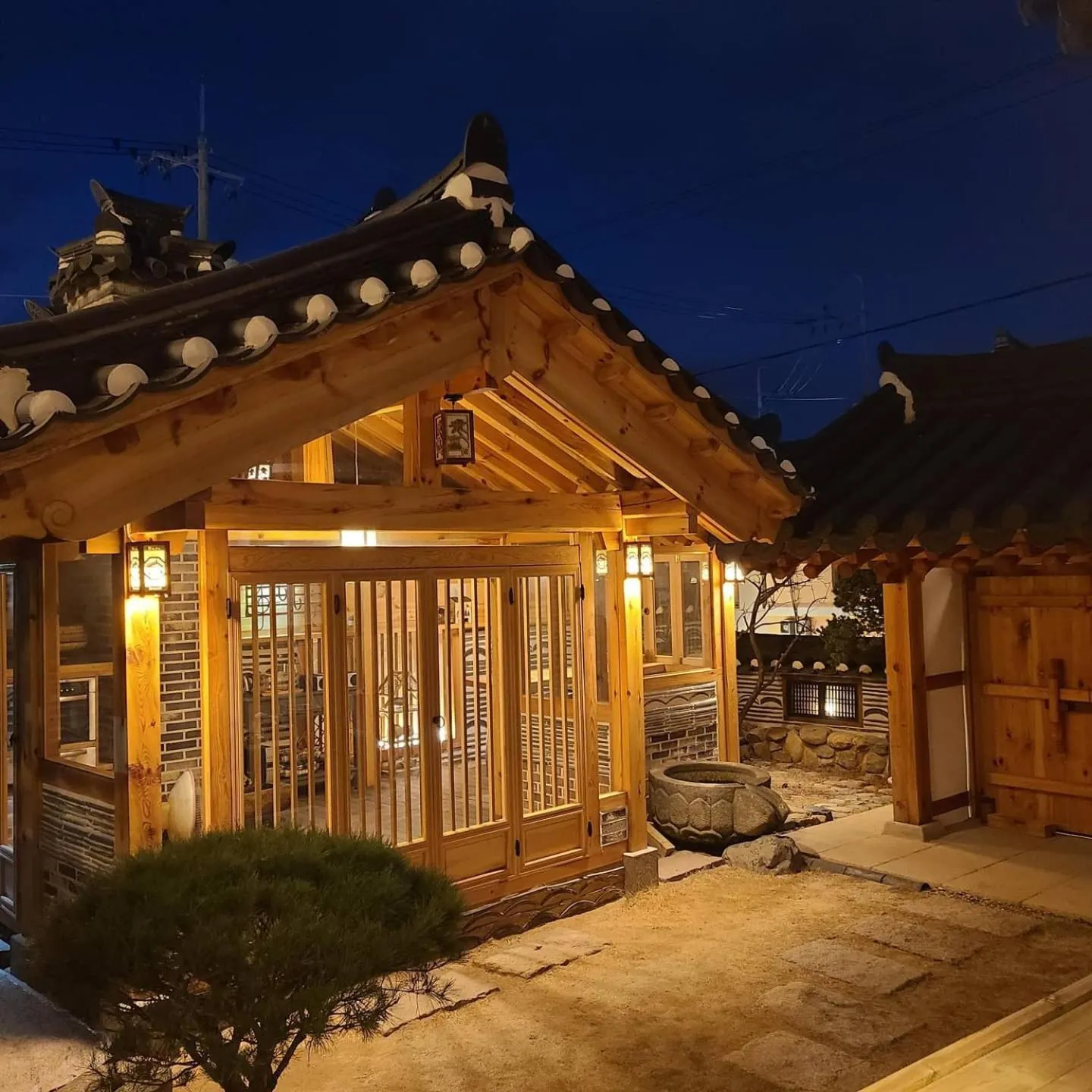 Seating area in HanokInn