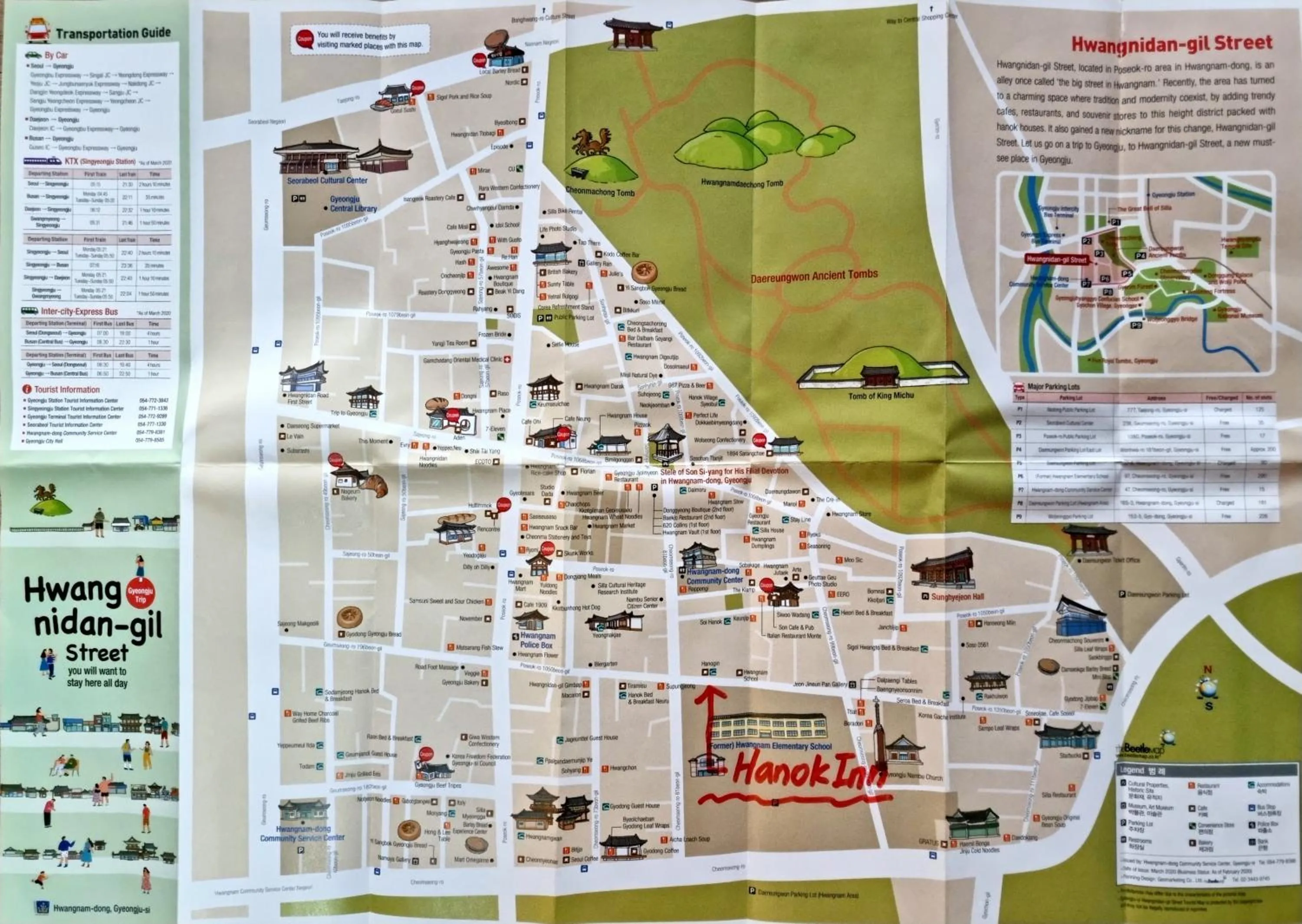 Text overlay in HanokInn