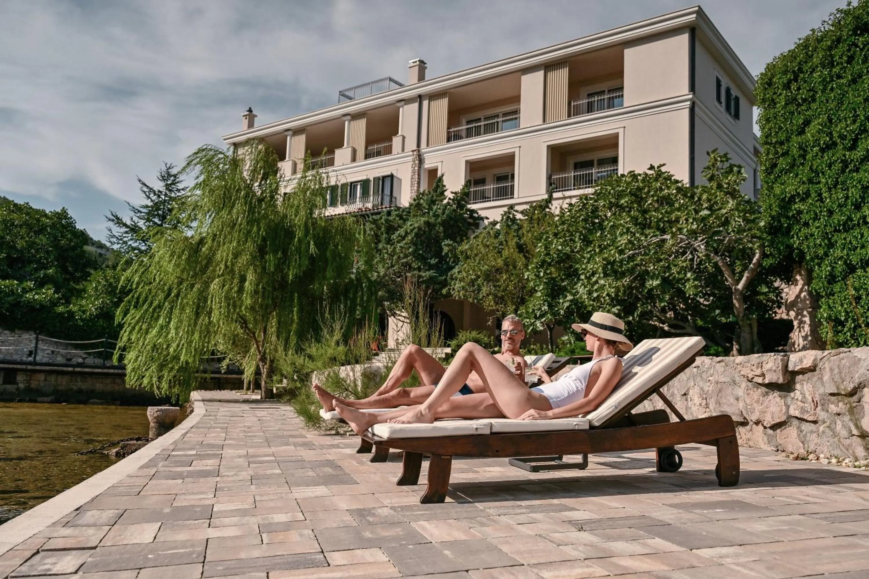 sunbed in Veladrion Adults Exclusive Boutique Resort