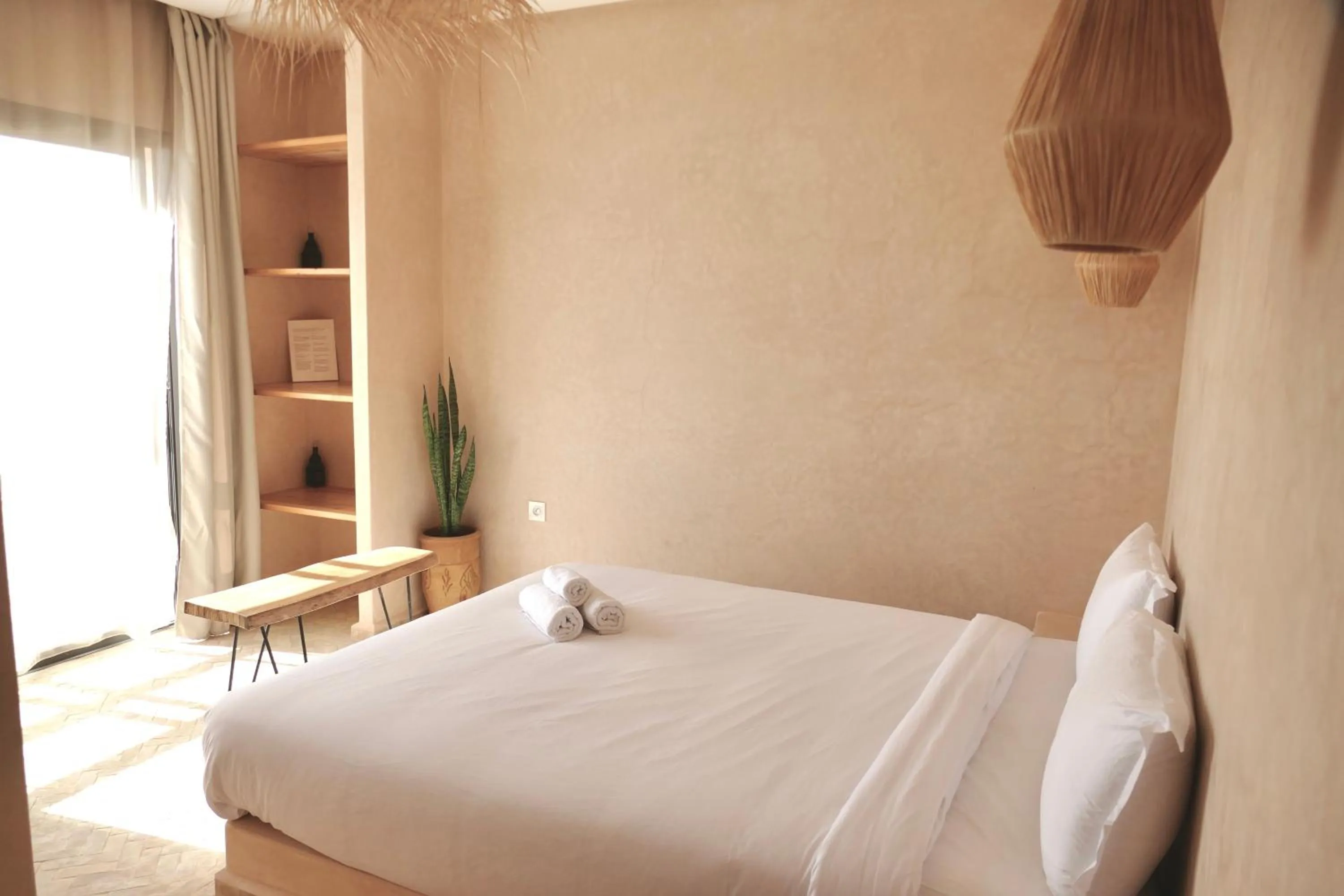 Bedroom, Bed in Surf and Sound Imsouane