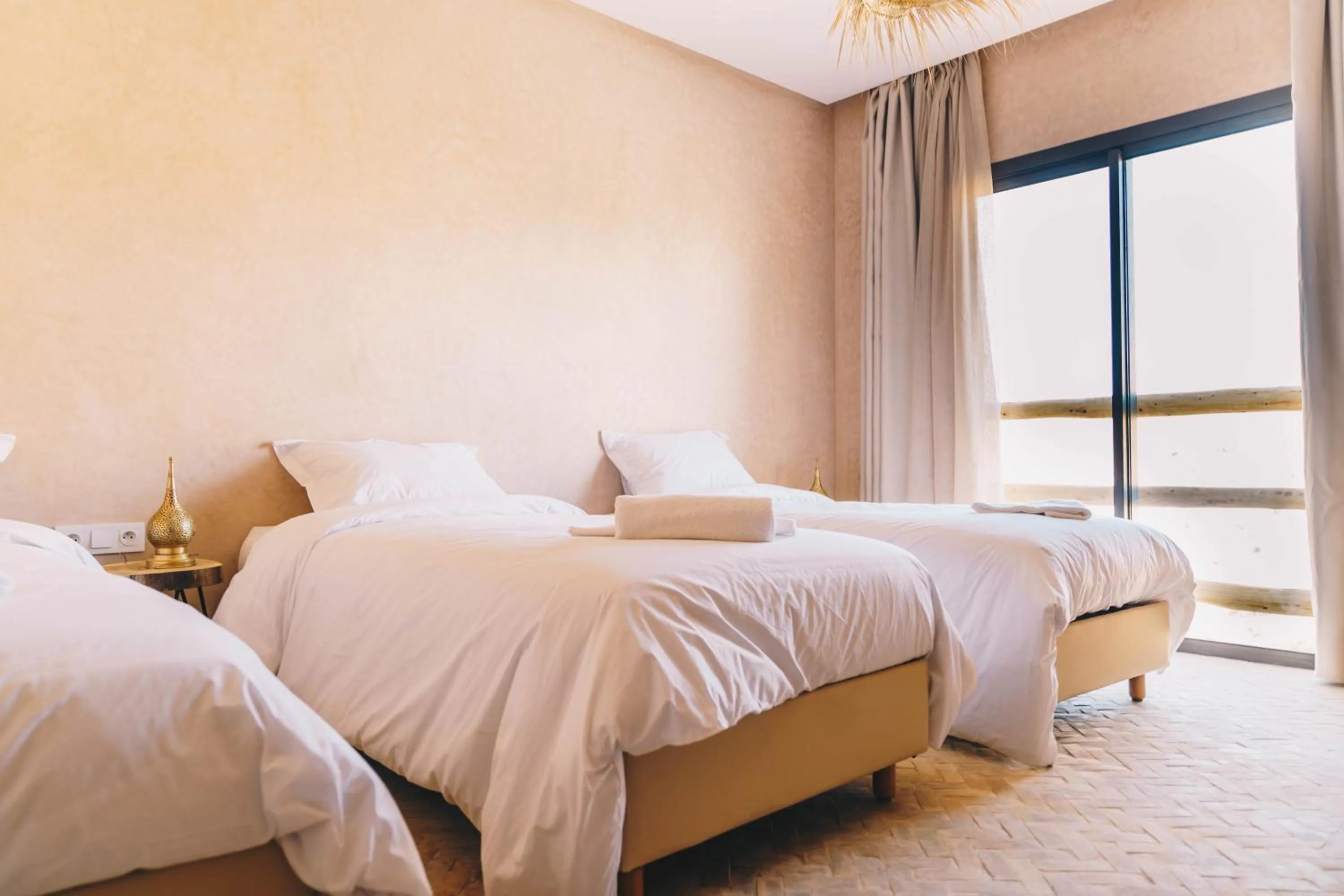 Bed in Surf and Sound Imsouane