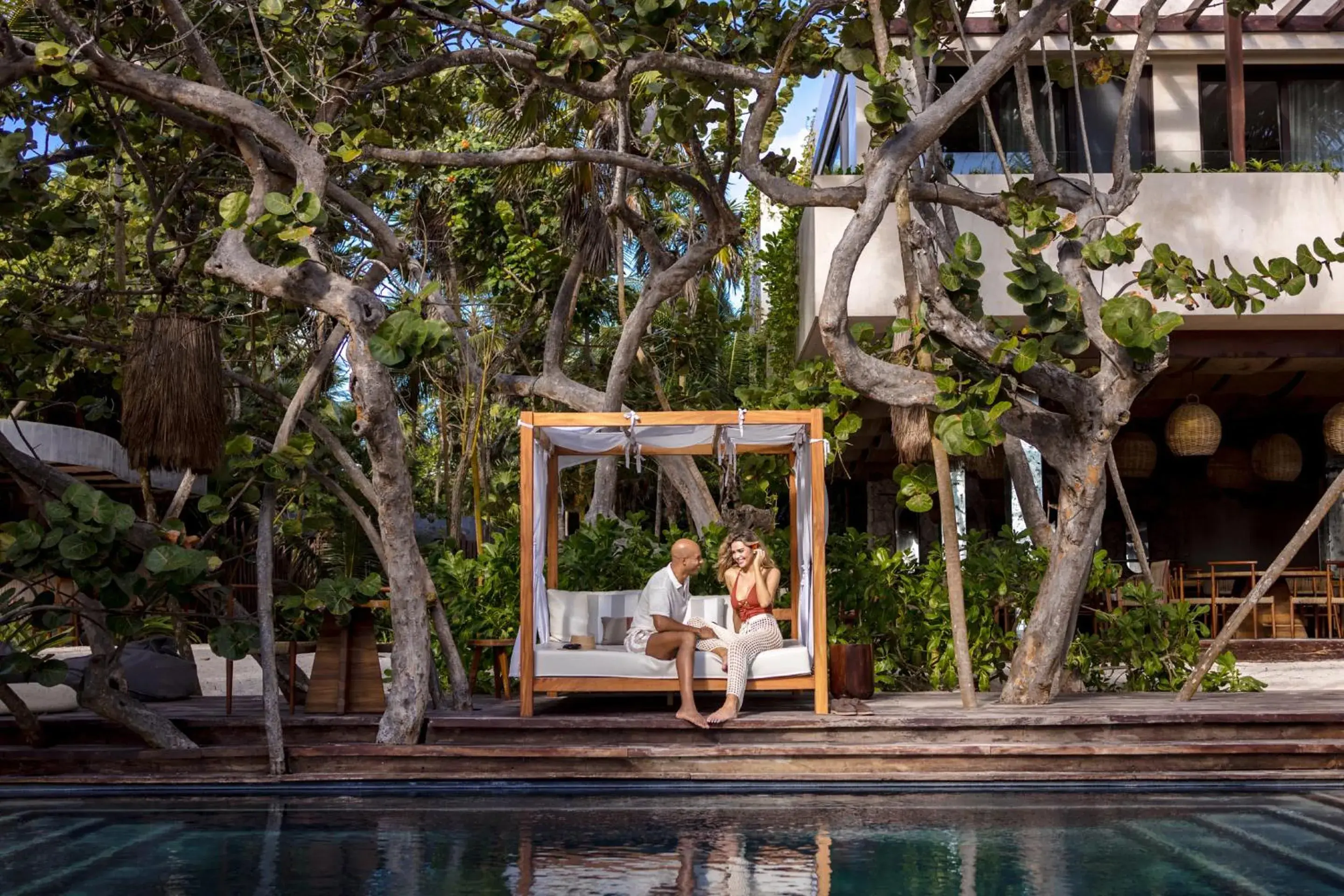 Swimming pool in Secrets Tulum Resort & Beach Club - Adults Only - All Inclusive Swimming pool in Secrets Tulum Resort & Beach Club - Adults Only - All Inclusive
