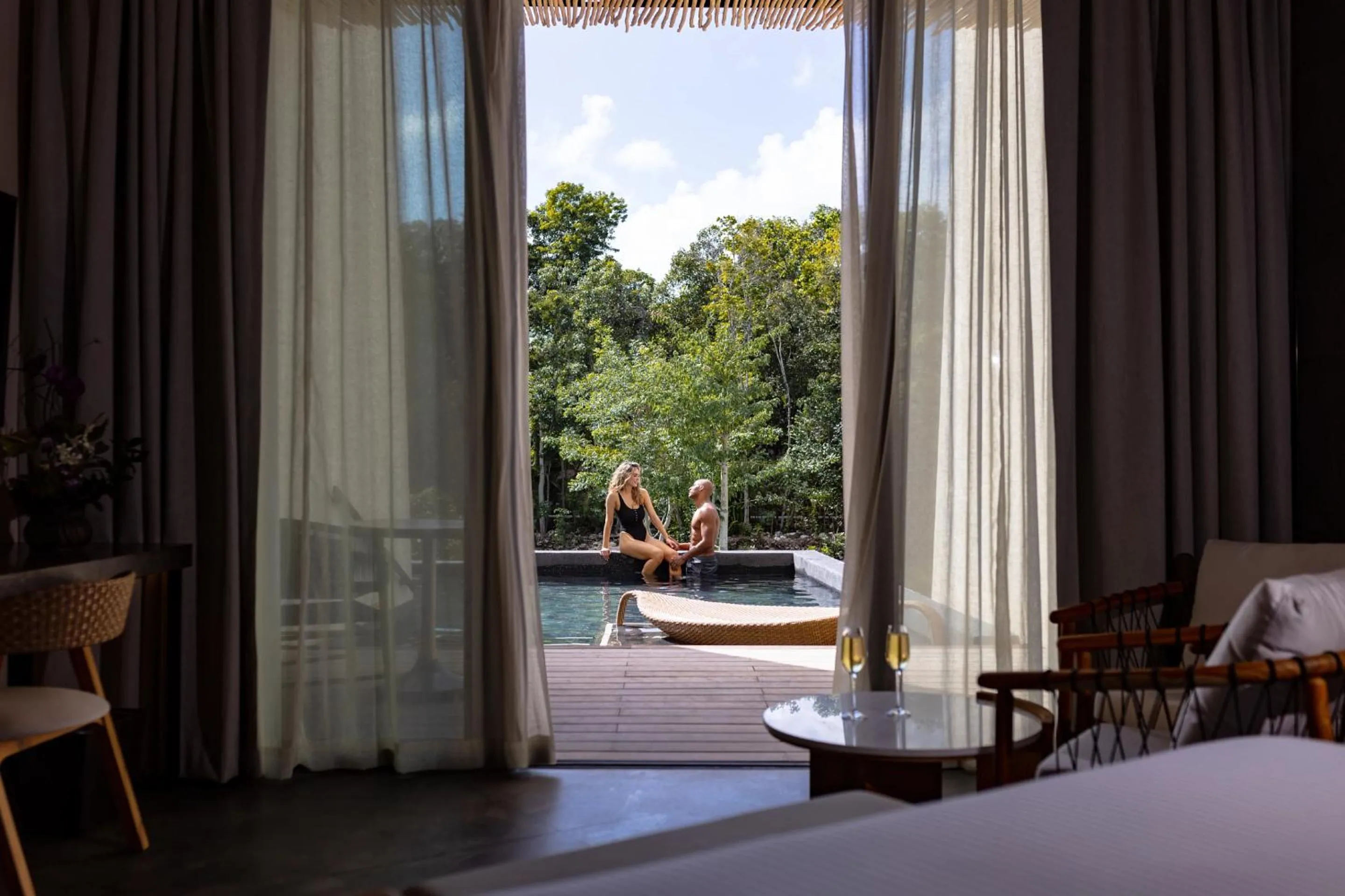 Pool view in Secrets Tulum Resort & Beach Club - Adults Only - All Inclusive