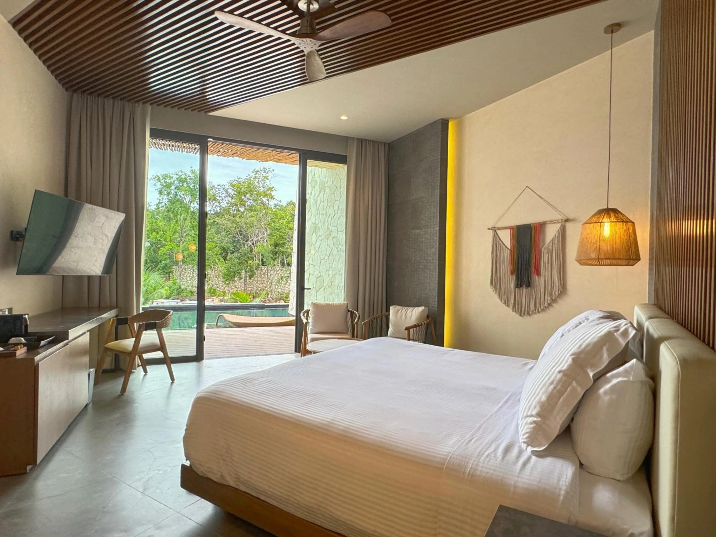 Bed in Secrets Tulum Resort & Beach Club - Adults Only - All Inclusive