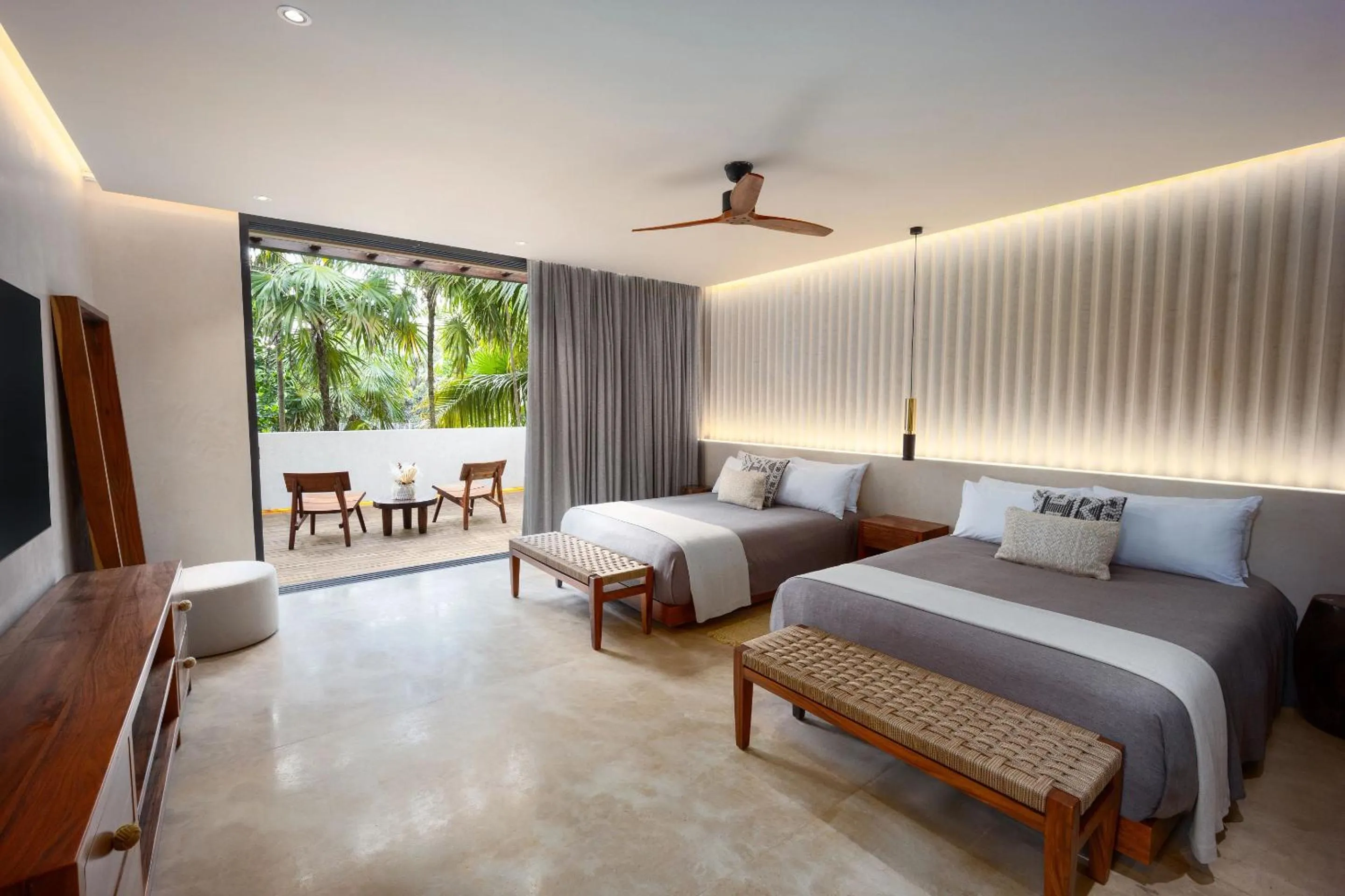 Bed in Secrets Tulum Resort & Beach Club - Adults Only - All Inclusive