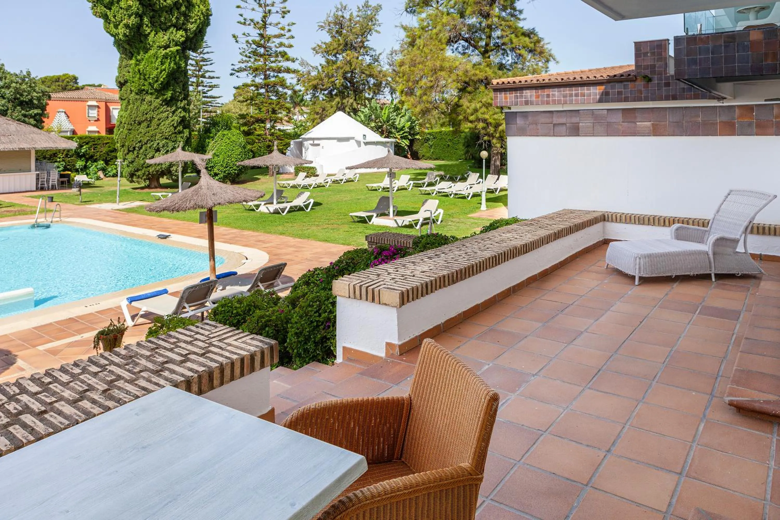 Balcony/Terrace in Hotel Jerez & Spa