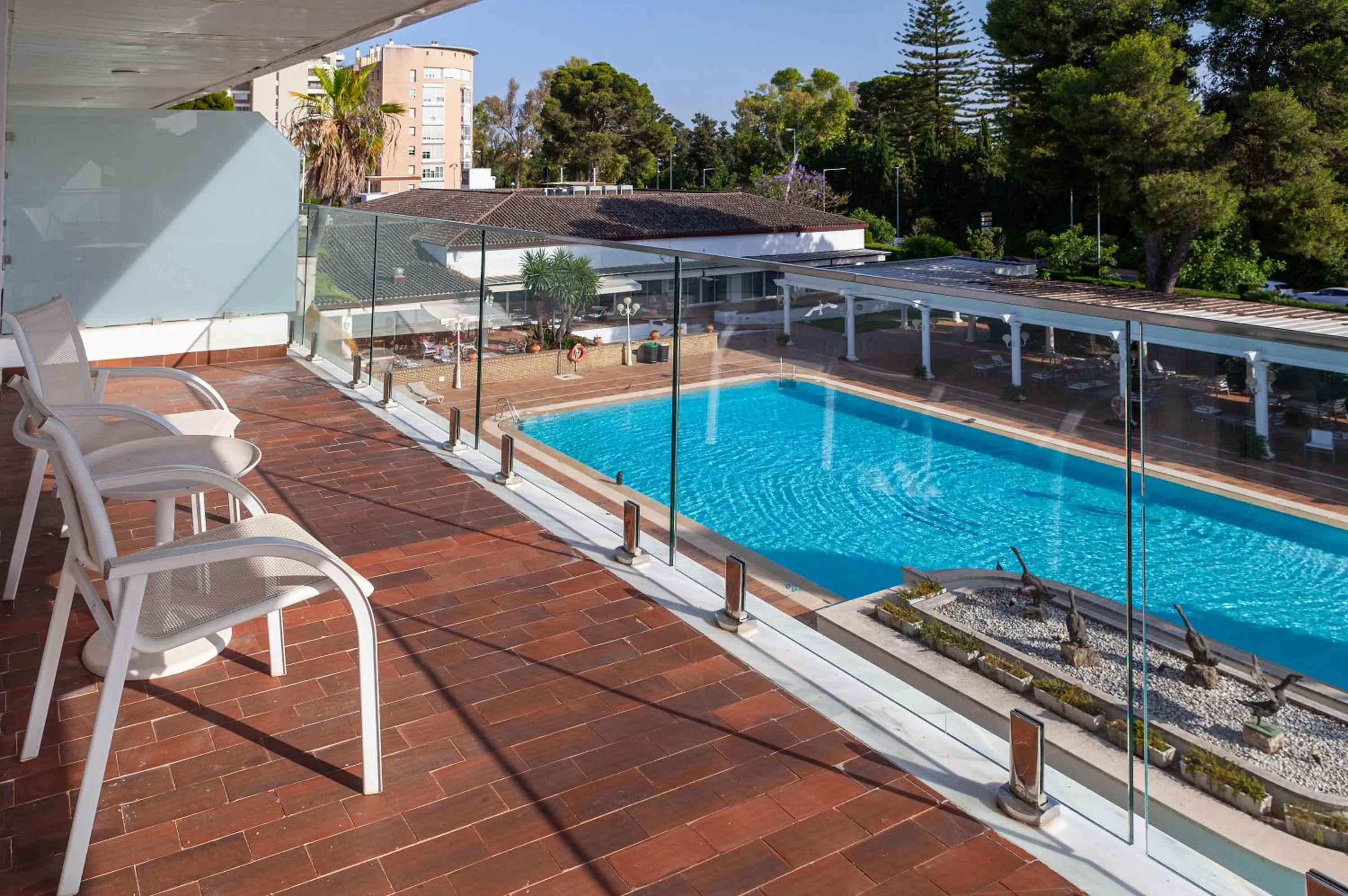 Balcony/Terrace in Hotel Jerez & Spa