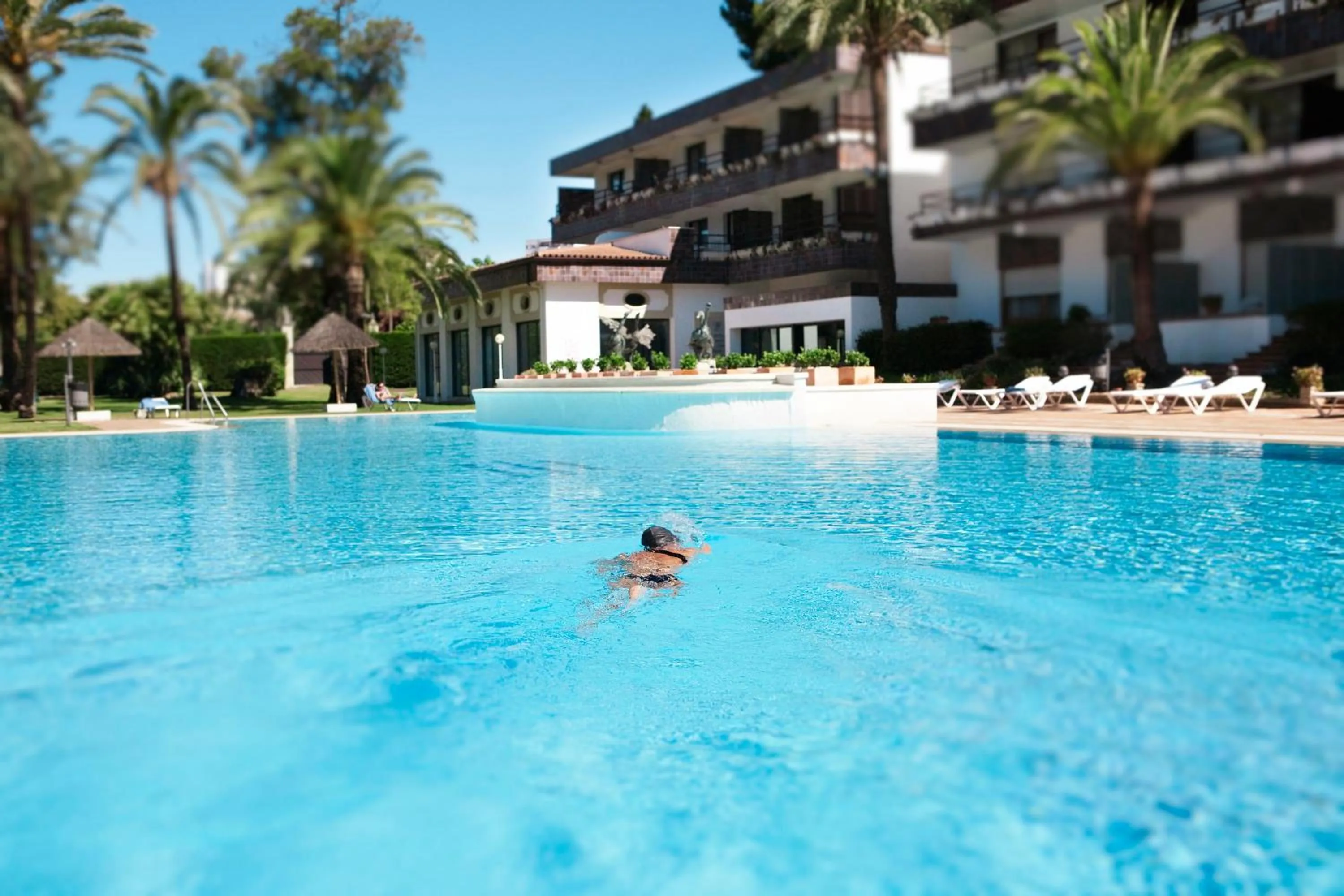 Swimming pool in Hotel Jerez & Spa