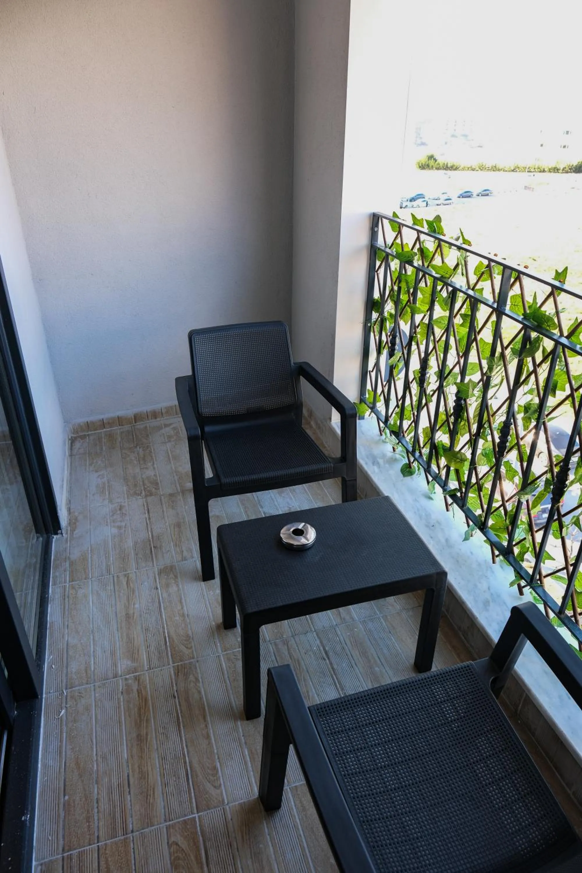 Balcony/Terrace in Plus Hotel & Private Transportation İstanbul Airport-By Loft