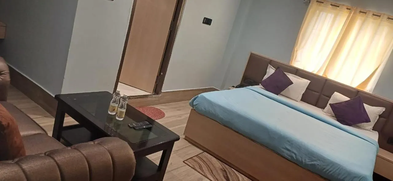 Bed in Hotel Blue Lemon