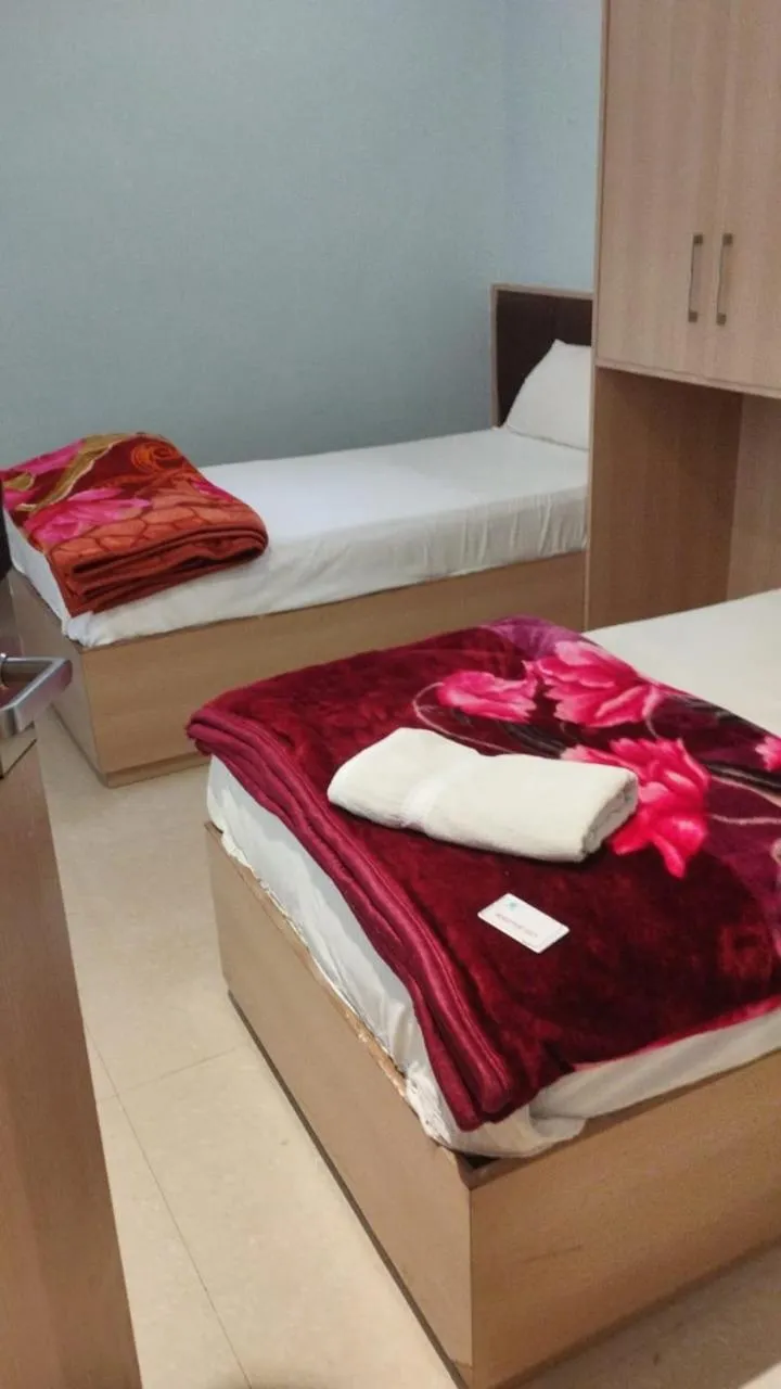 Bed in Hotel Blue Lemon