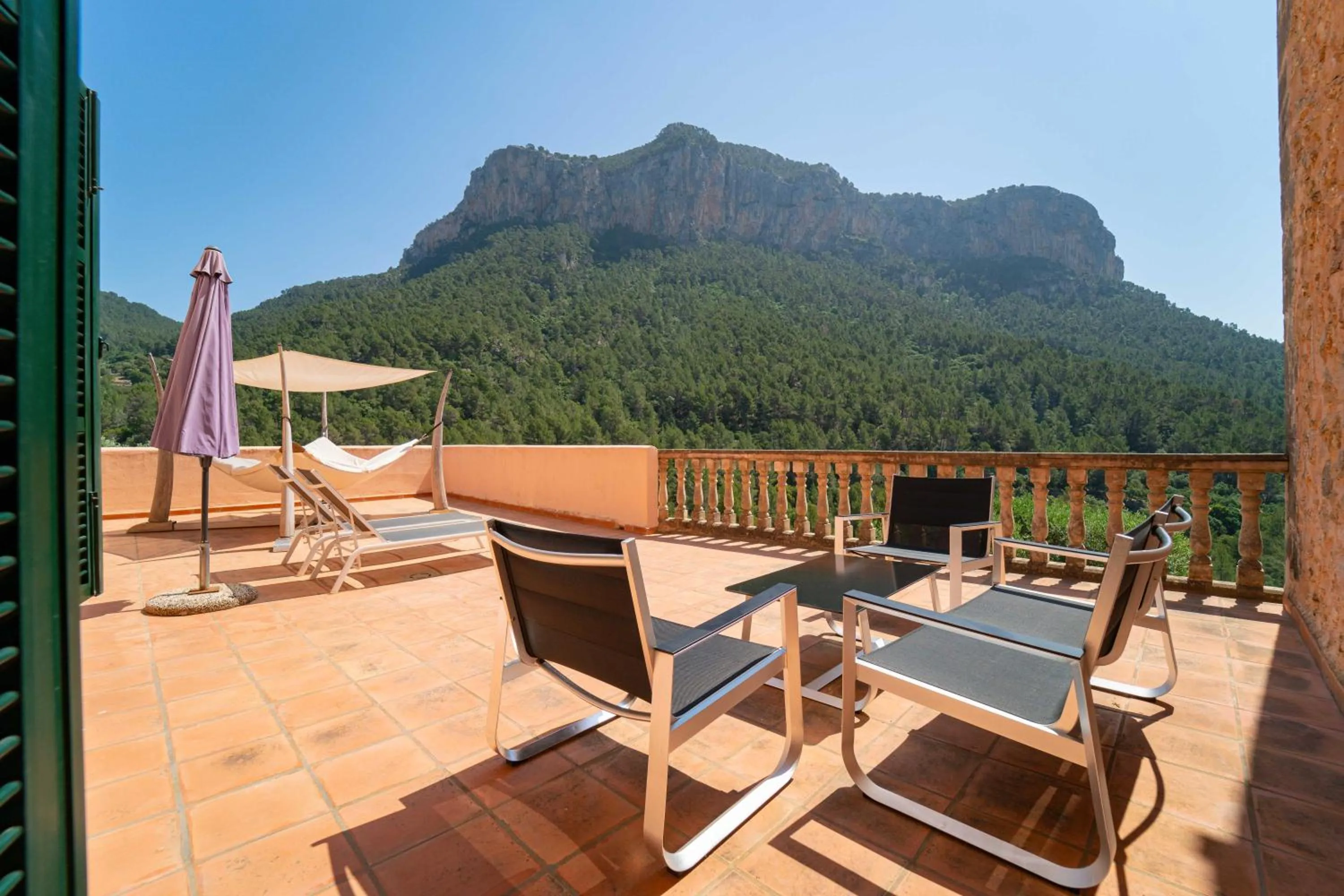 Patio in Hotel Rural S'Olivaret & Spa