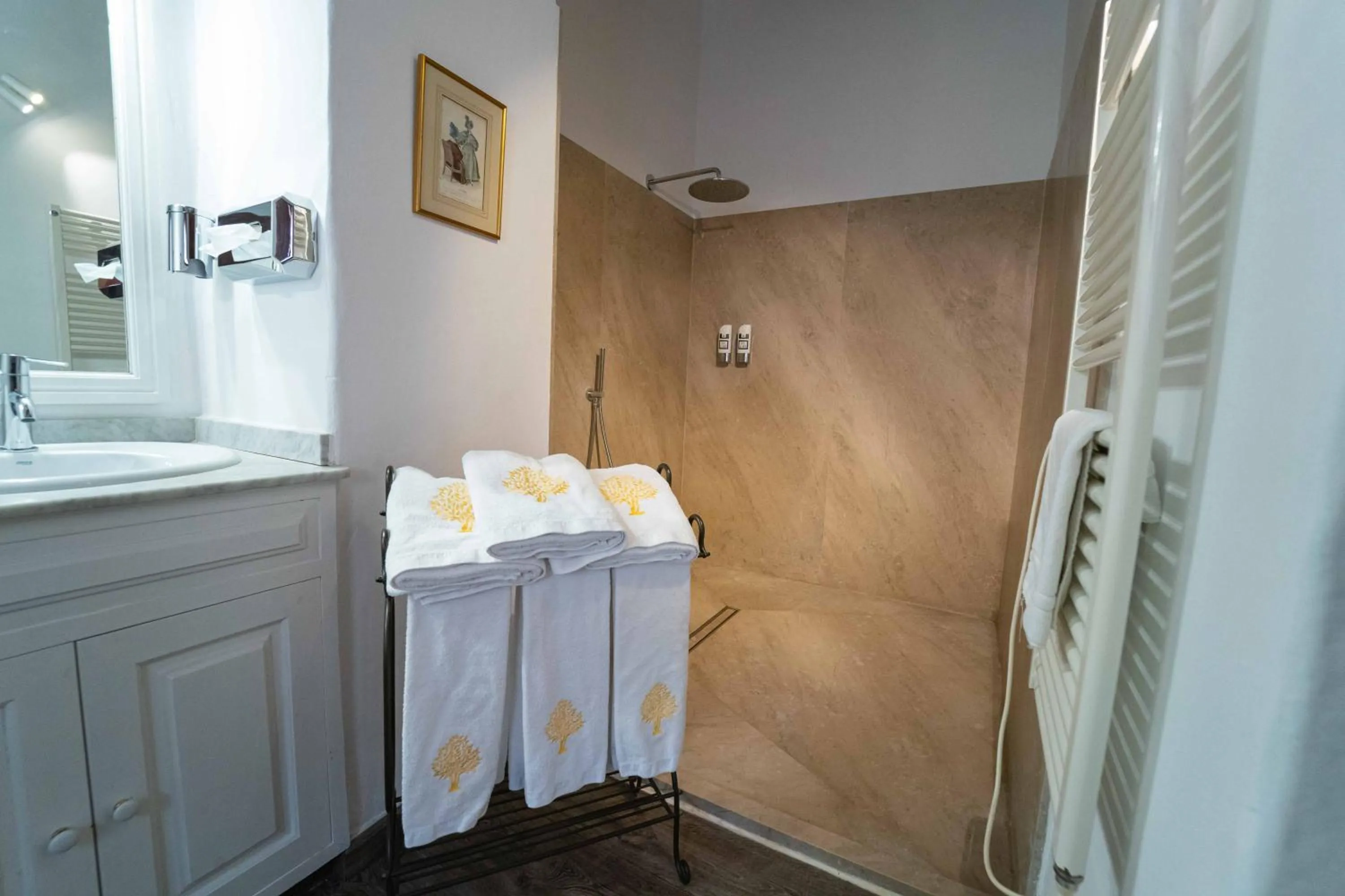 Shower in Hotel Rural S'Olivaret & Spa