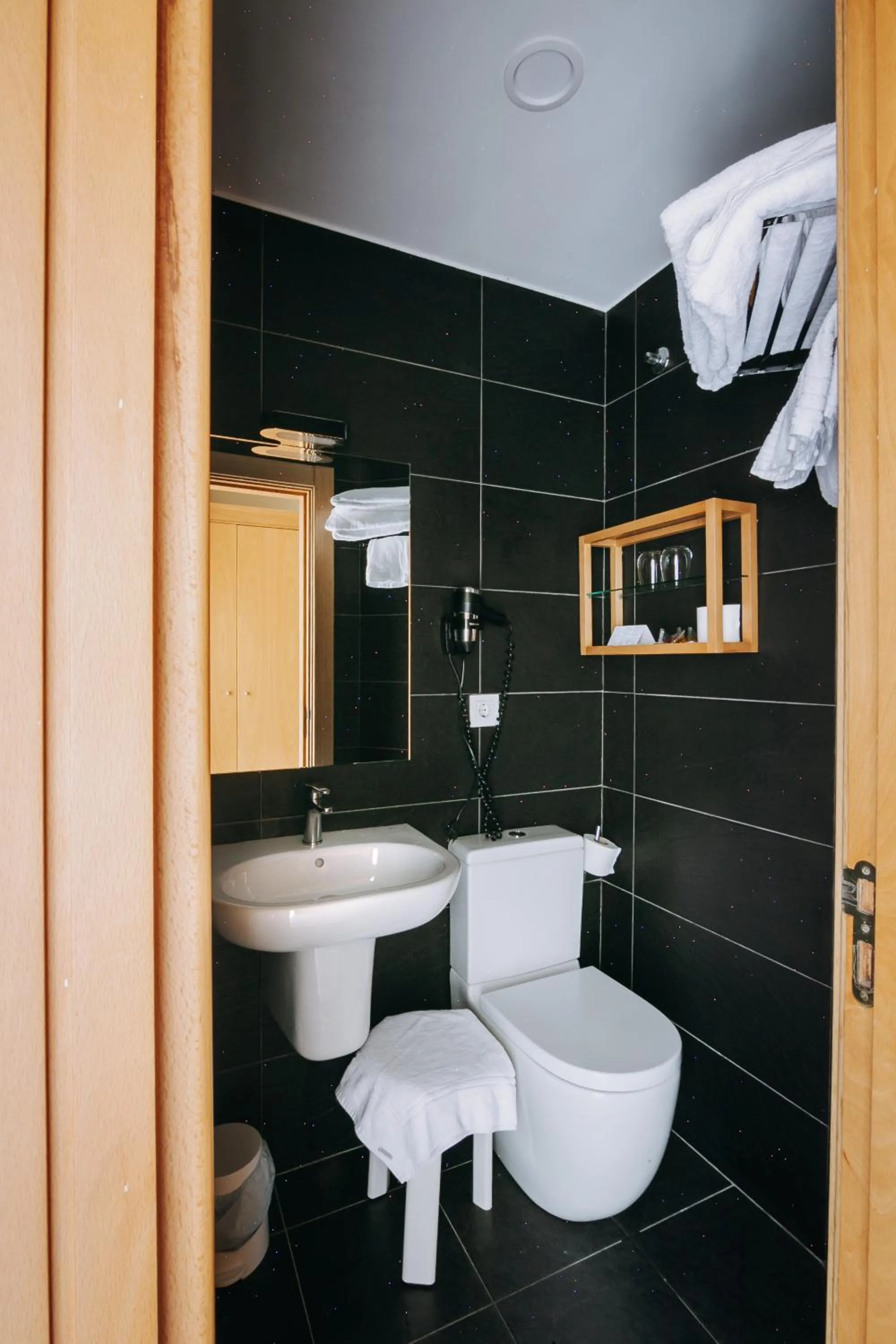 Toilet in Hotel Zaragoza Plaza