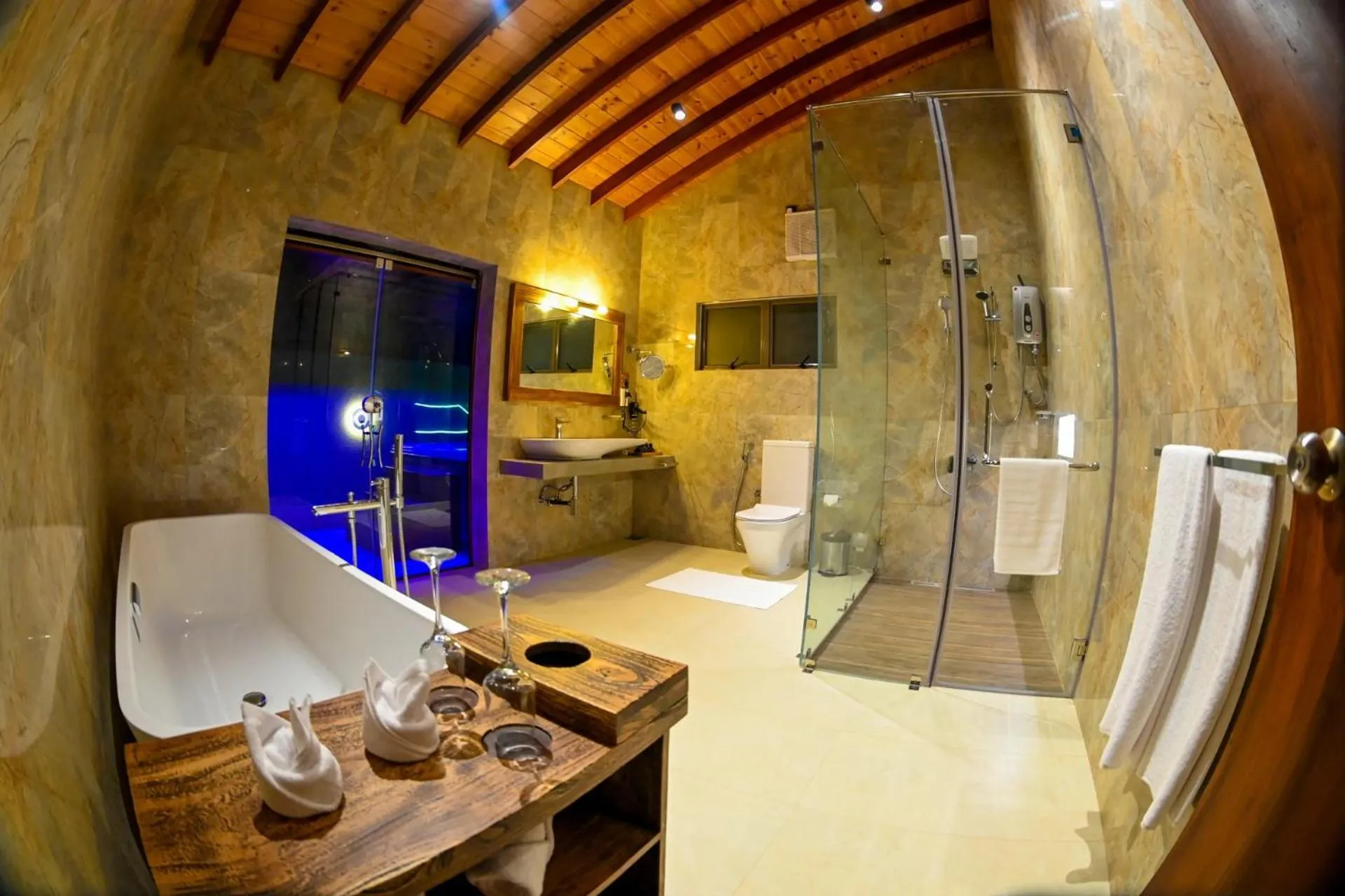 Shower in Allure Yala Luxury Suites by Allure Leisure