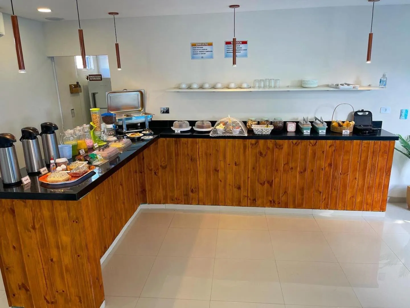 Food and drinks in Pousada Ubatuba