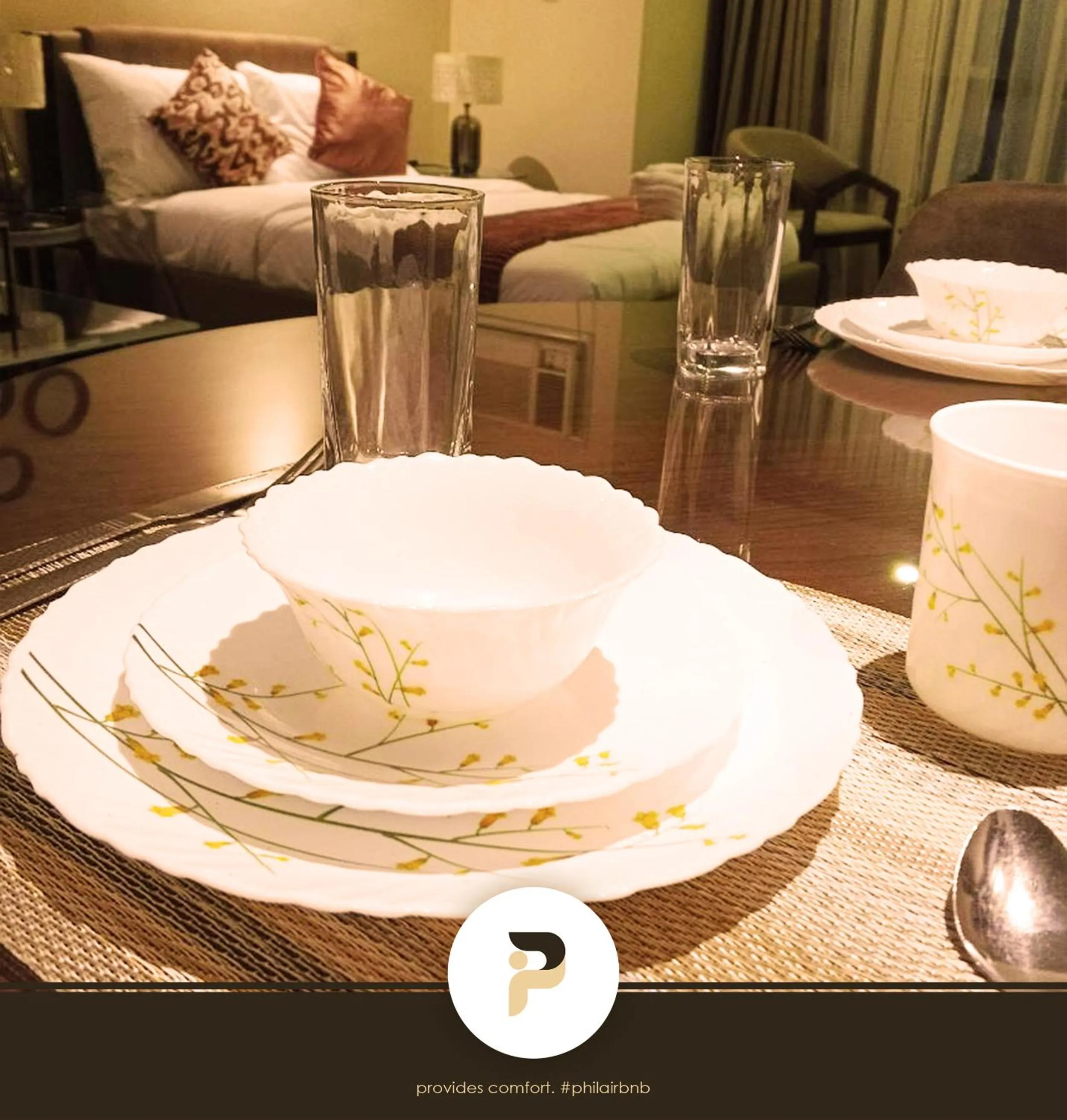 Food and drinks in FULLY FURNISHED STUDIO NEAR MOA