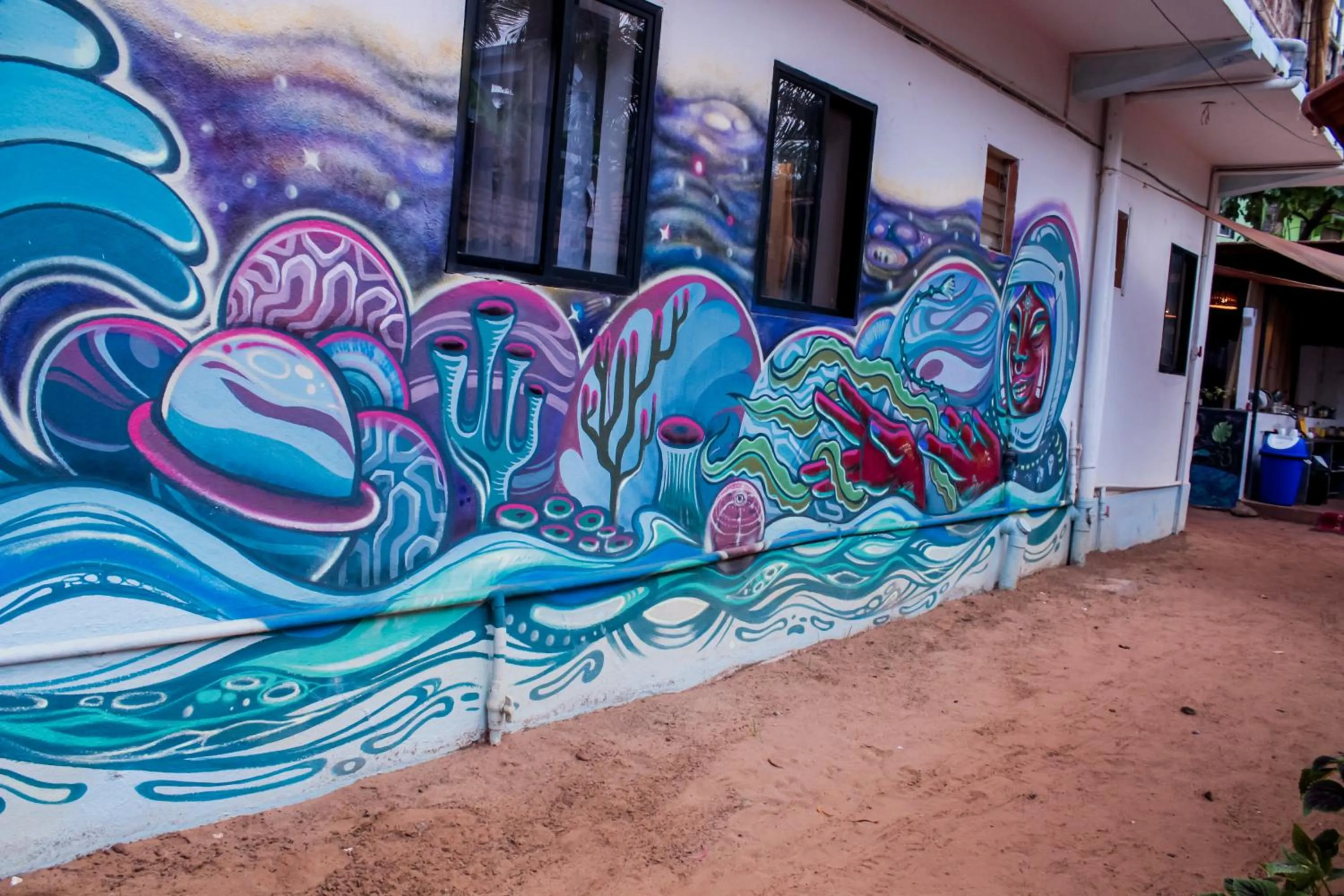 Decorative detail in SPACELAND Mandrem