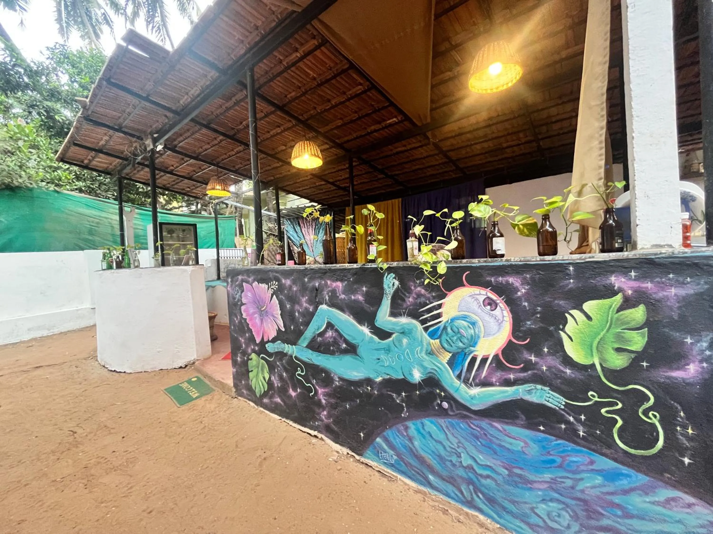 Decorative detail in SPACELAND Mandrem