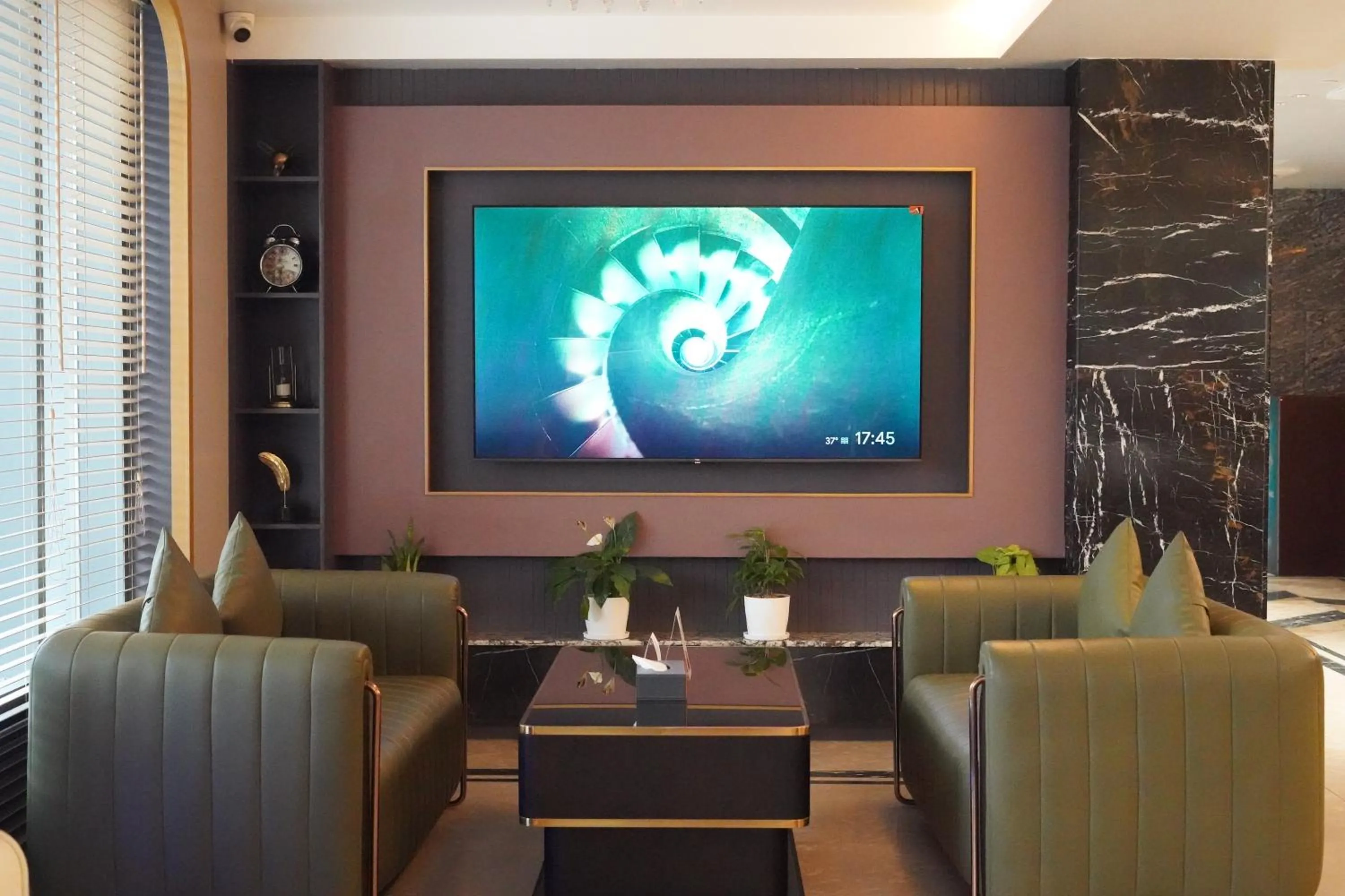 Communal lounge/ TV room in The Zabeer Dhaka