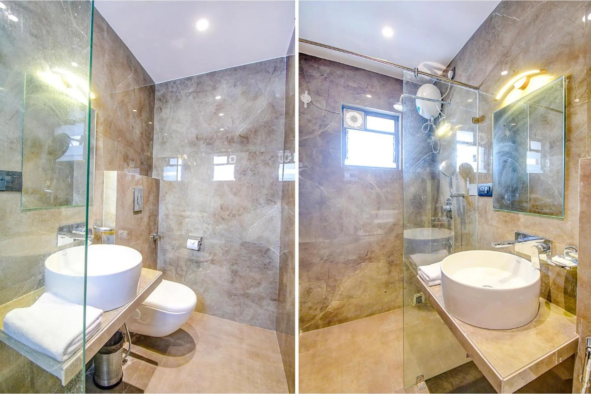 Bathroom in FabHotel Prime Jalsa - Nr Axis Mall