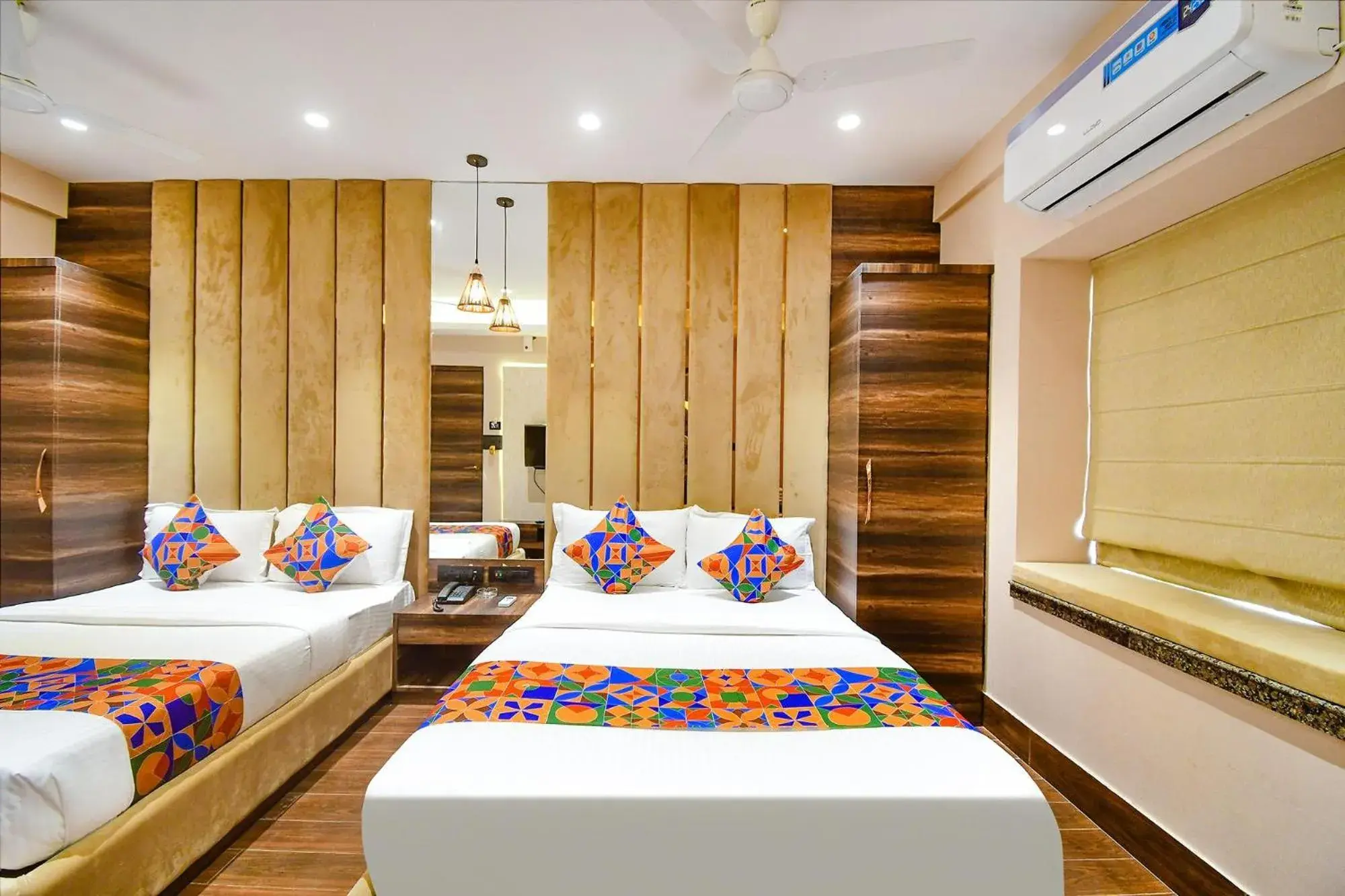 Bed in FabHotel Prime Jalsa - Nr Axis Mall Bed in FabHotel Prime Jalsa - Nr Axis Mall