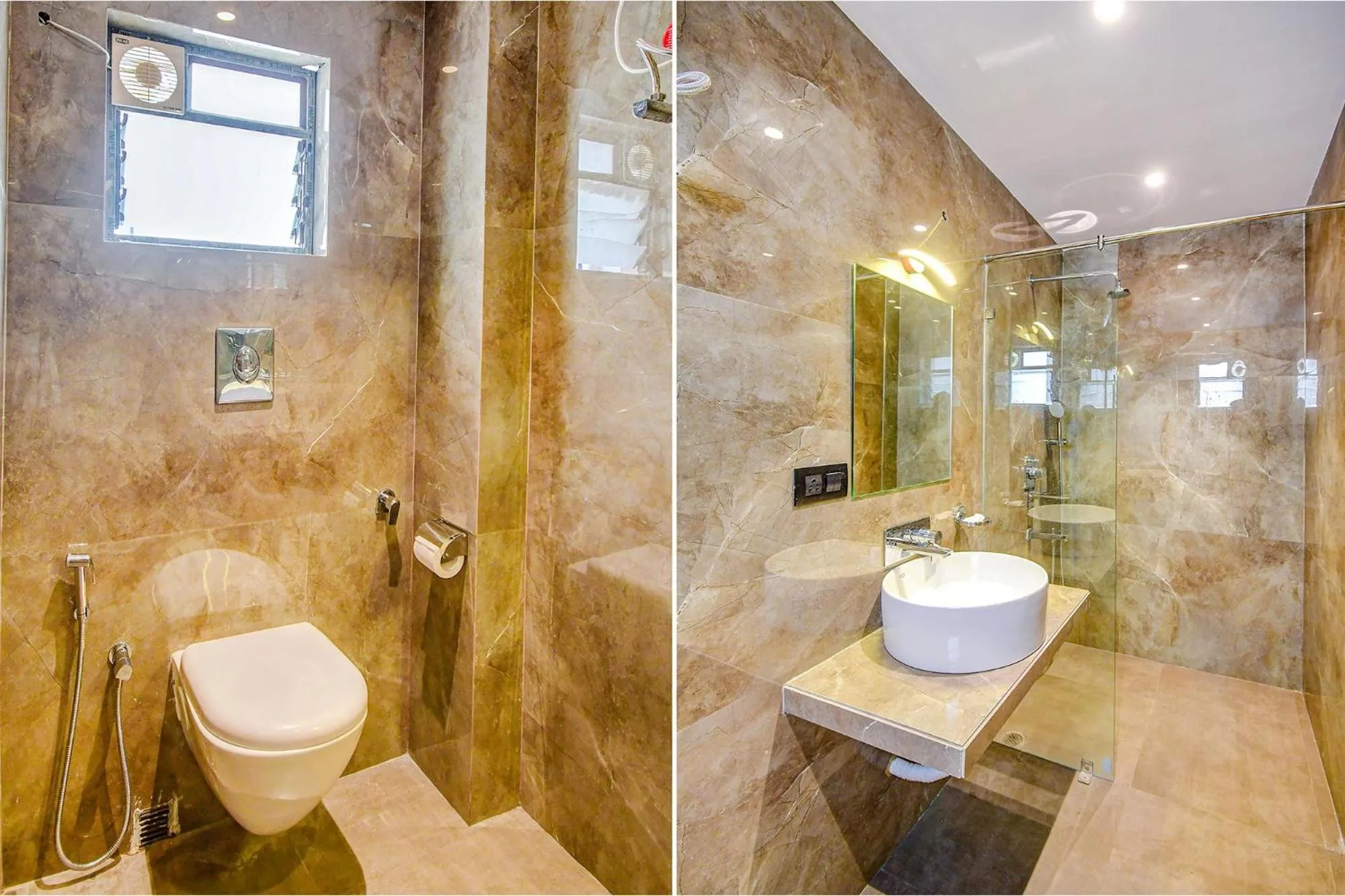 Bathroom in FabHotel Prime Jalsa - Nr Axis Mall