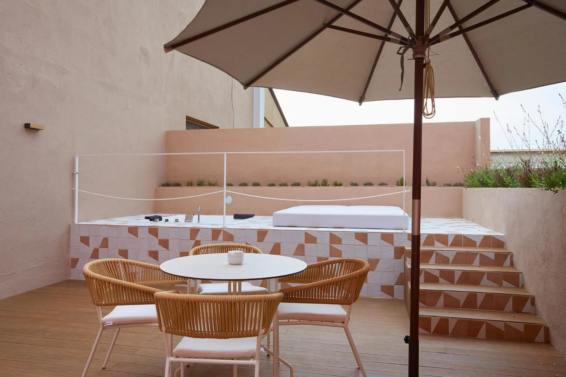 Balcony/Terrace in 1881 Hotel Balneario Vichy Catalan