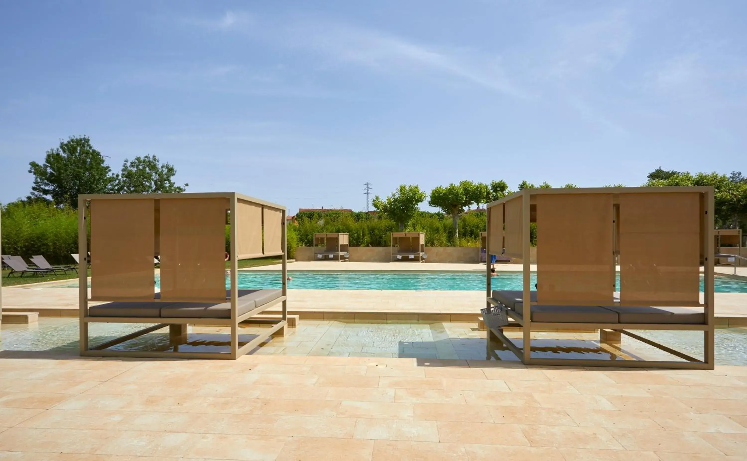 Swimming pool in 1881 Hotel Balneario Vichy Catalan Swimming pool in 1881 Hotel Balneario Vichy Catalan