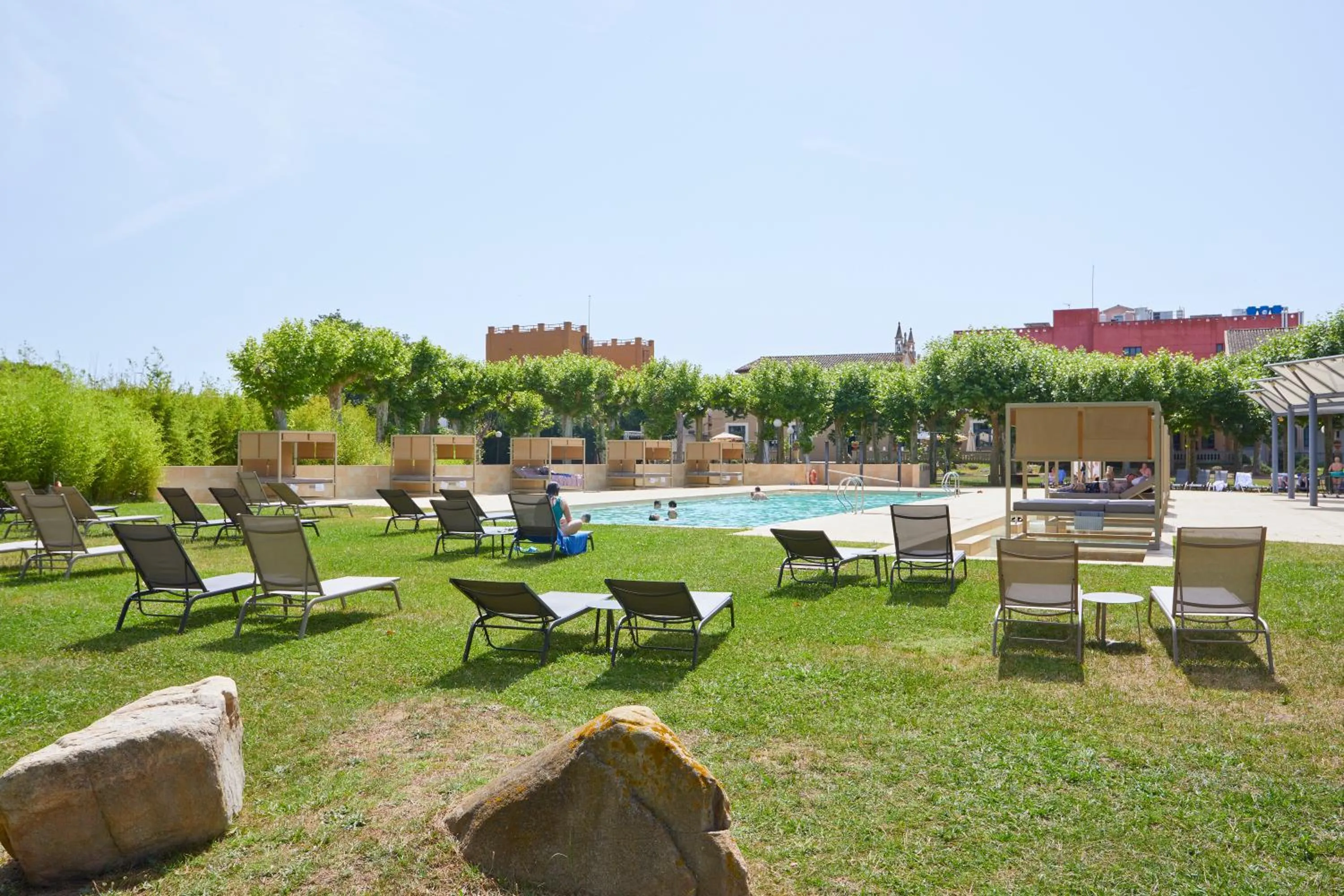 Pool view in 1881 Hotel Balneario Vichy Catalan