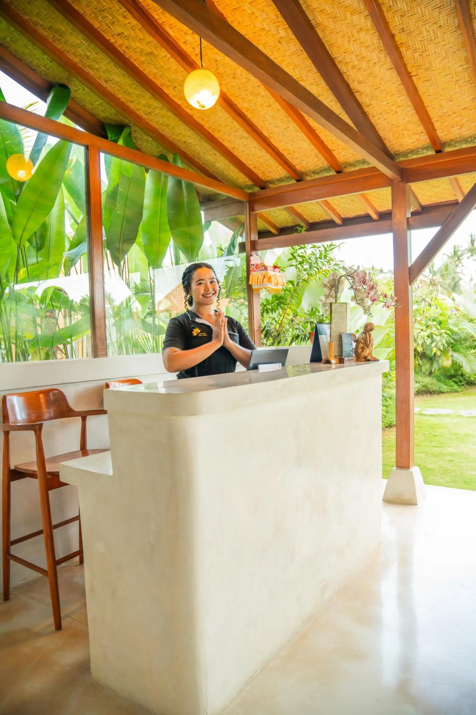 Lobby or reception in Kampung Uma Dawa Villas and Spa