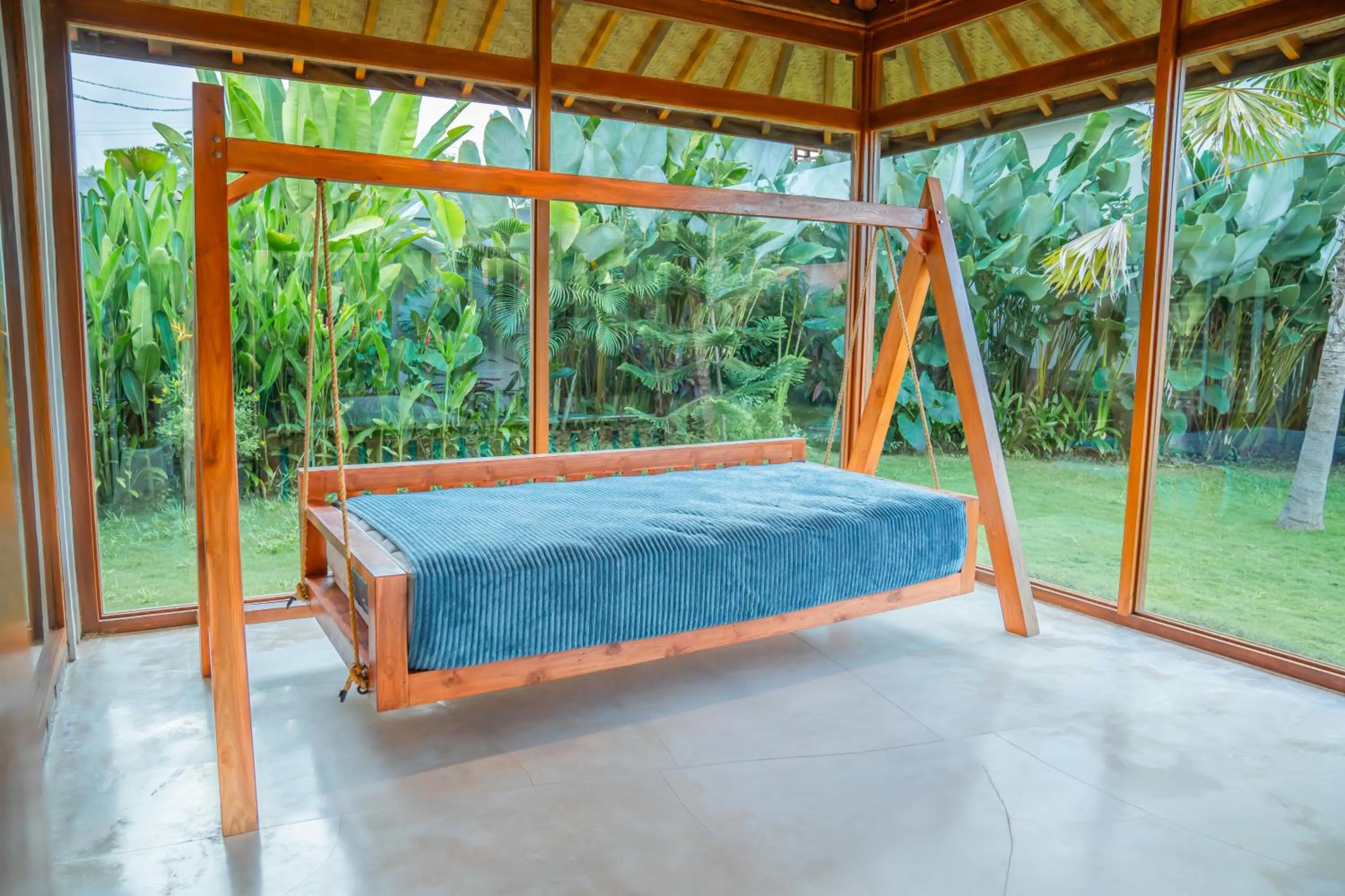 Seating area in Kampung Uma Dawa Villas and Spa