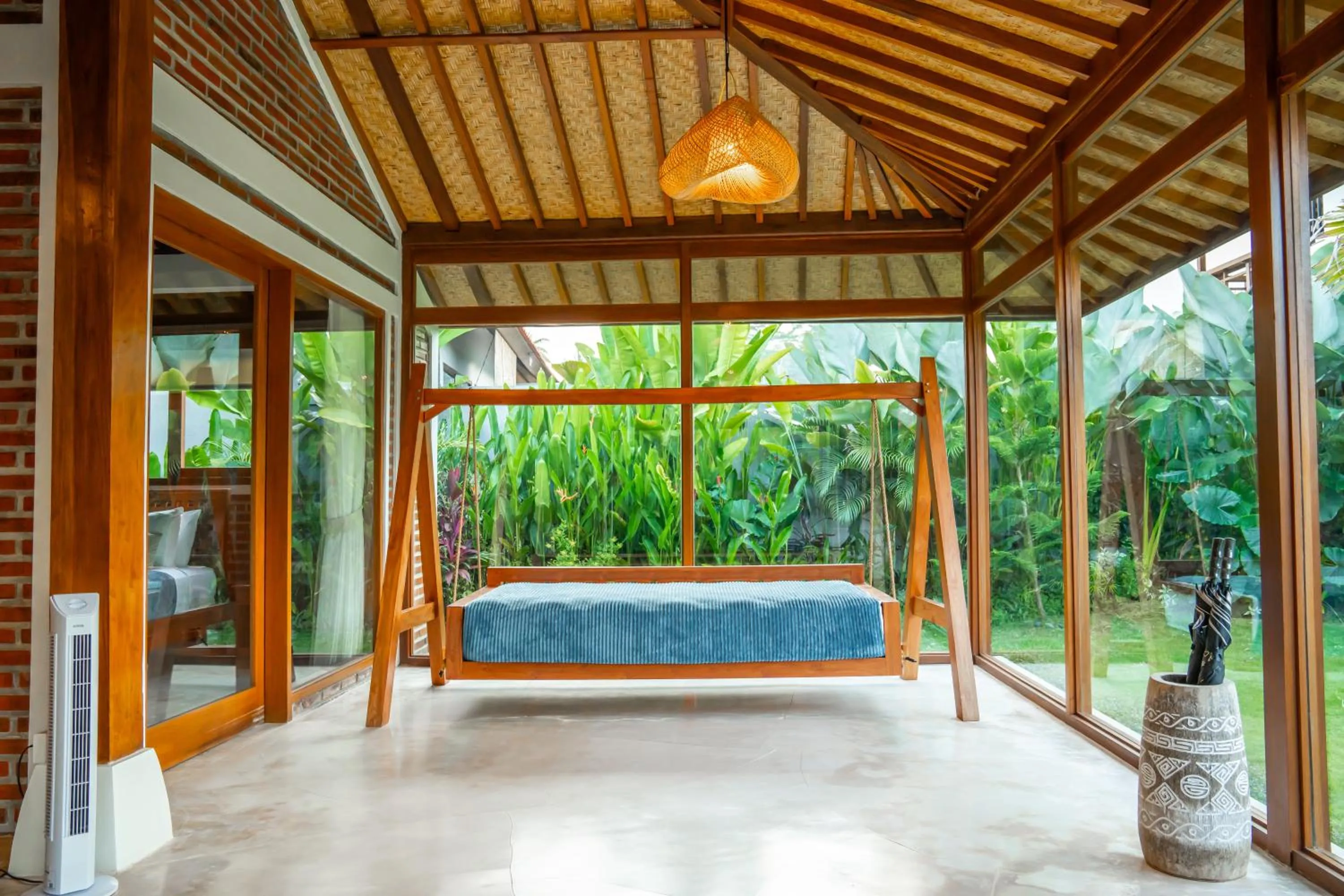 Seating area in Kampung Uma Dawa Villas and Spa