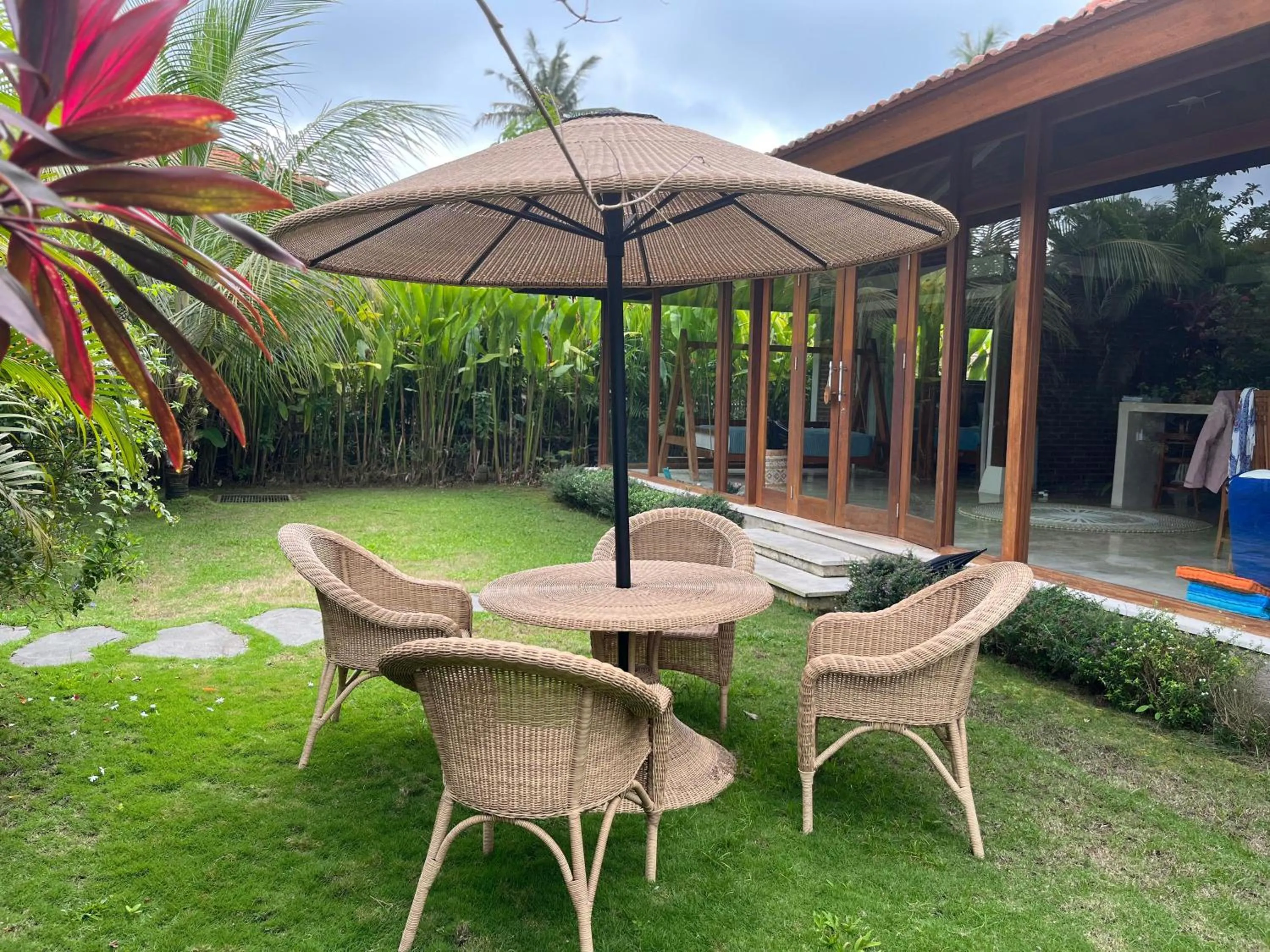 Seating area in Kampung Uma Dawa Villas and Spa