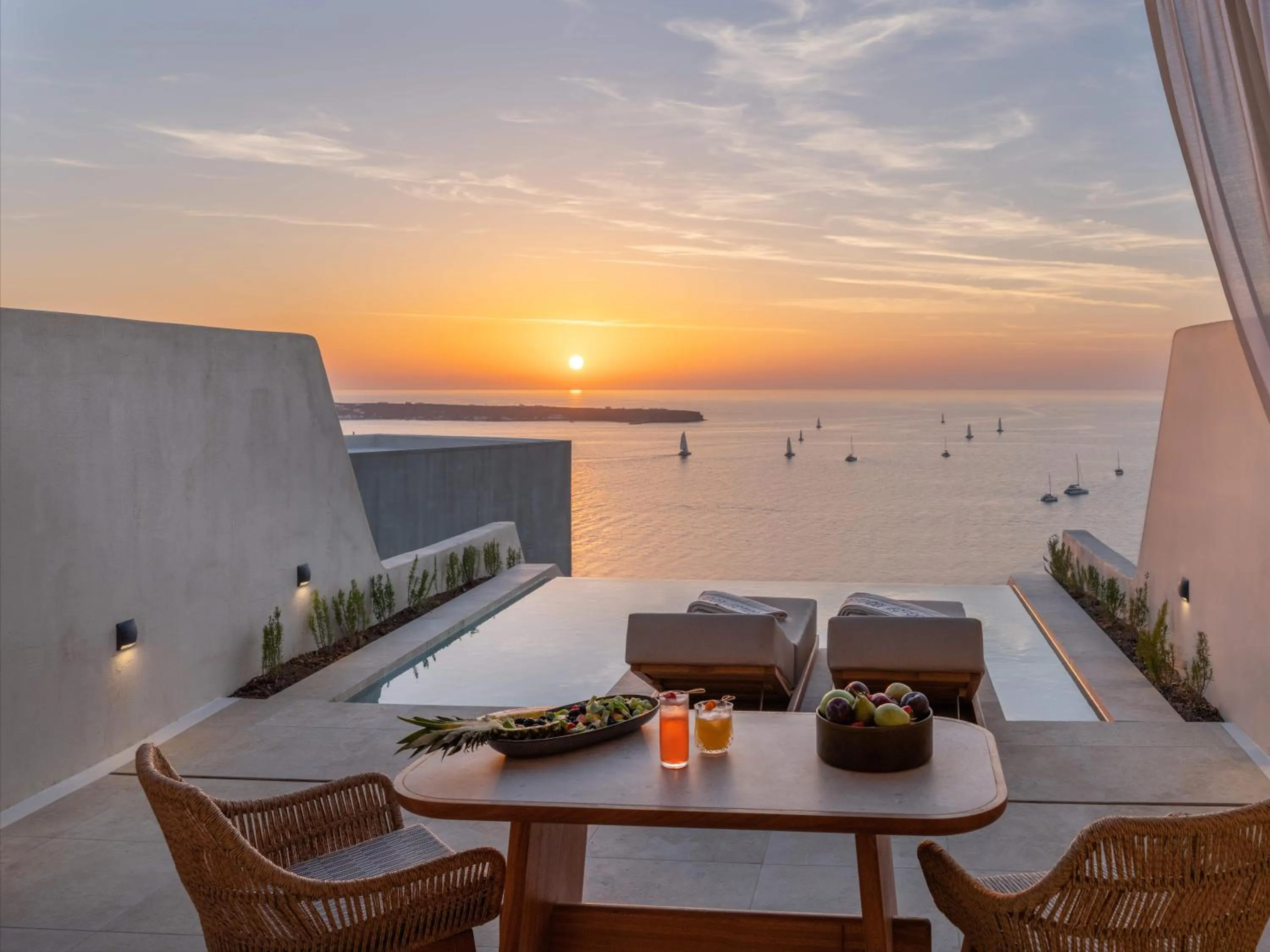 View (from property/room) in Santo Mine Oia Suites