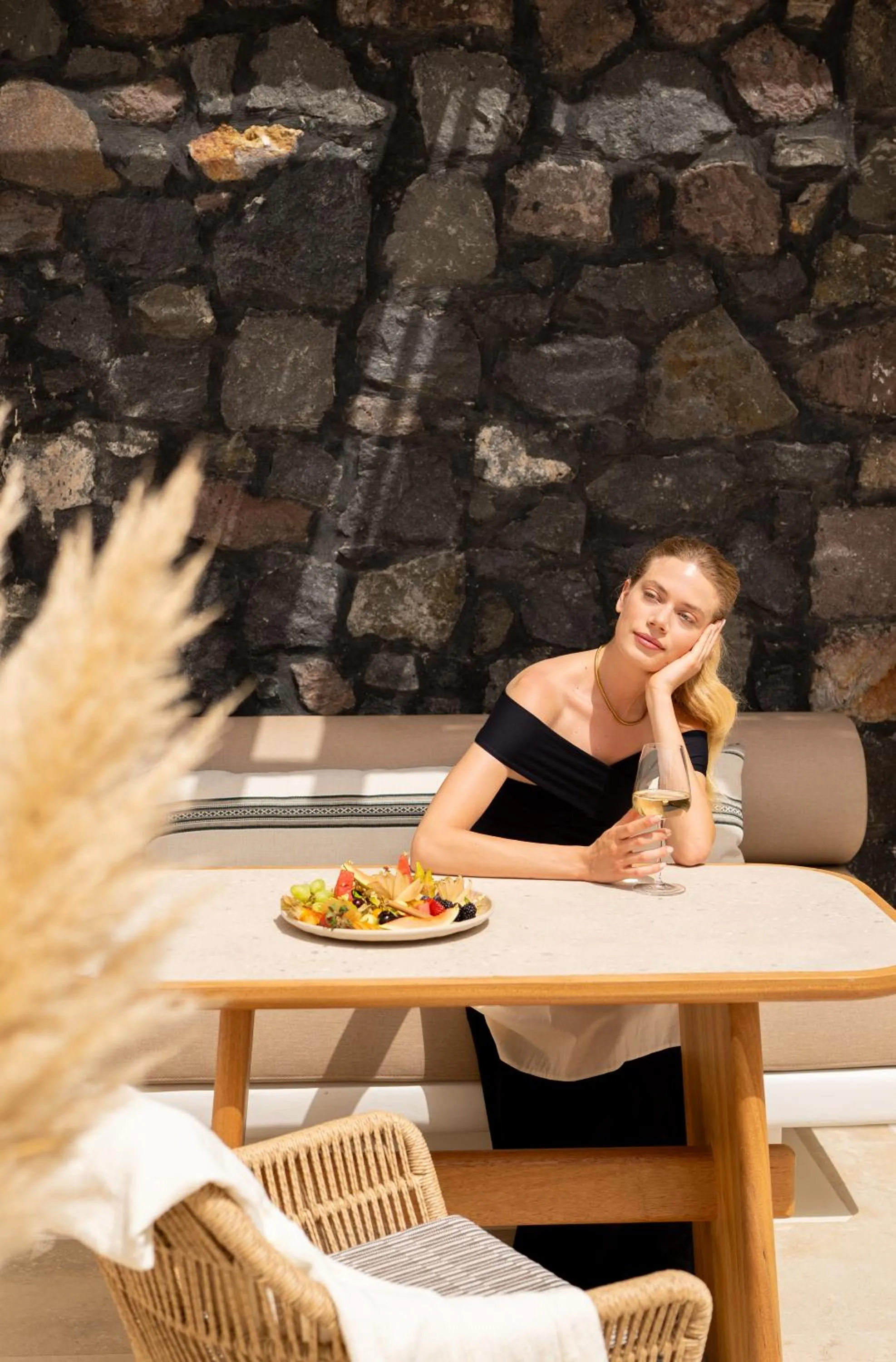 Balcony/Terrace in Santo Mine Oia Suites