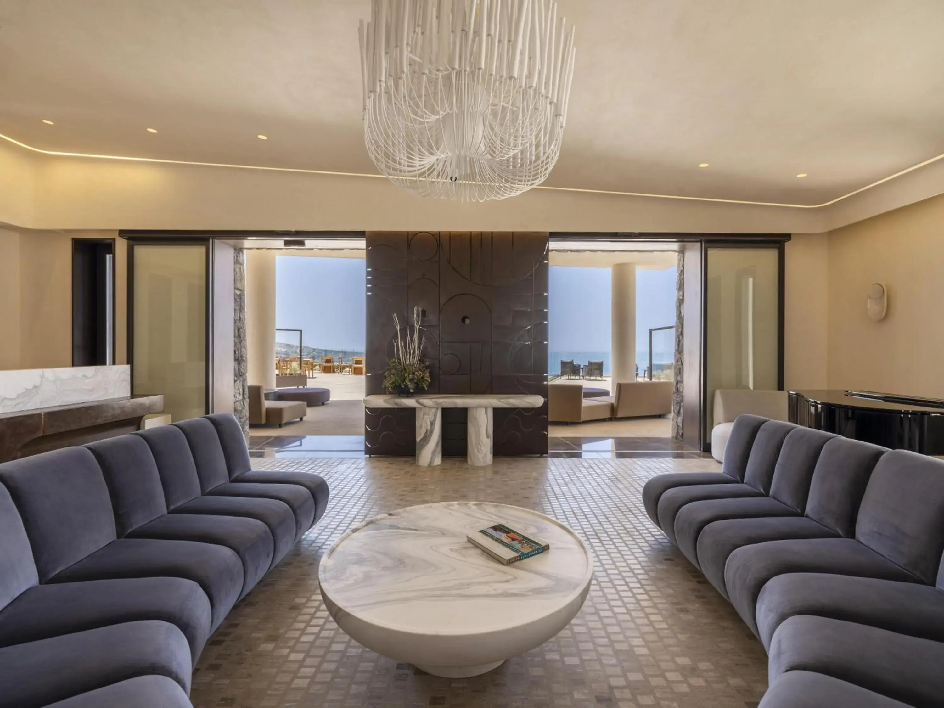 Lobby or reception in Santo Mine Oia Suites Lobby or reception in Santo Mine Oia Suites