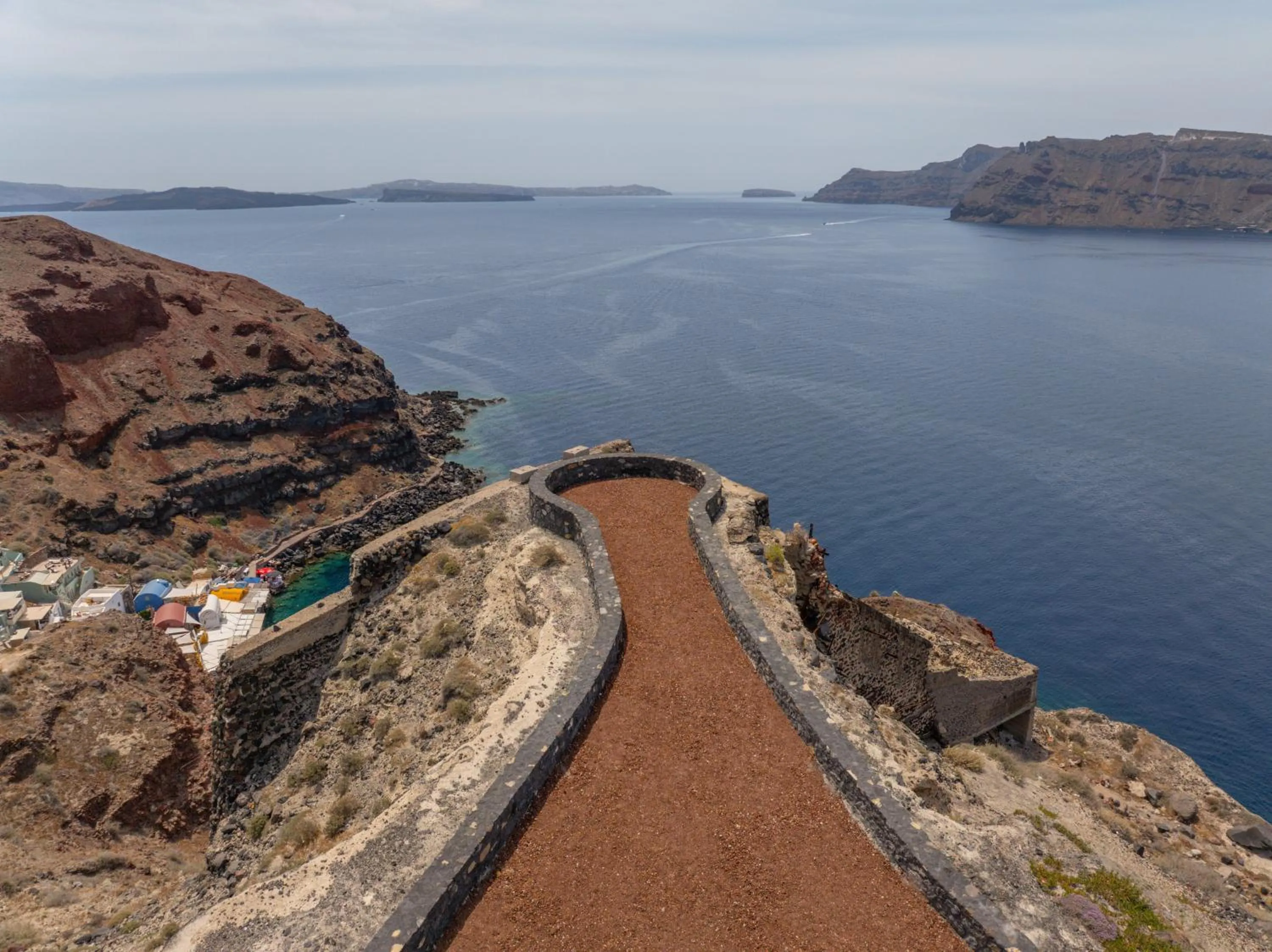 Sea view in Santo Mine Oia Suites