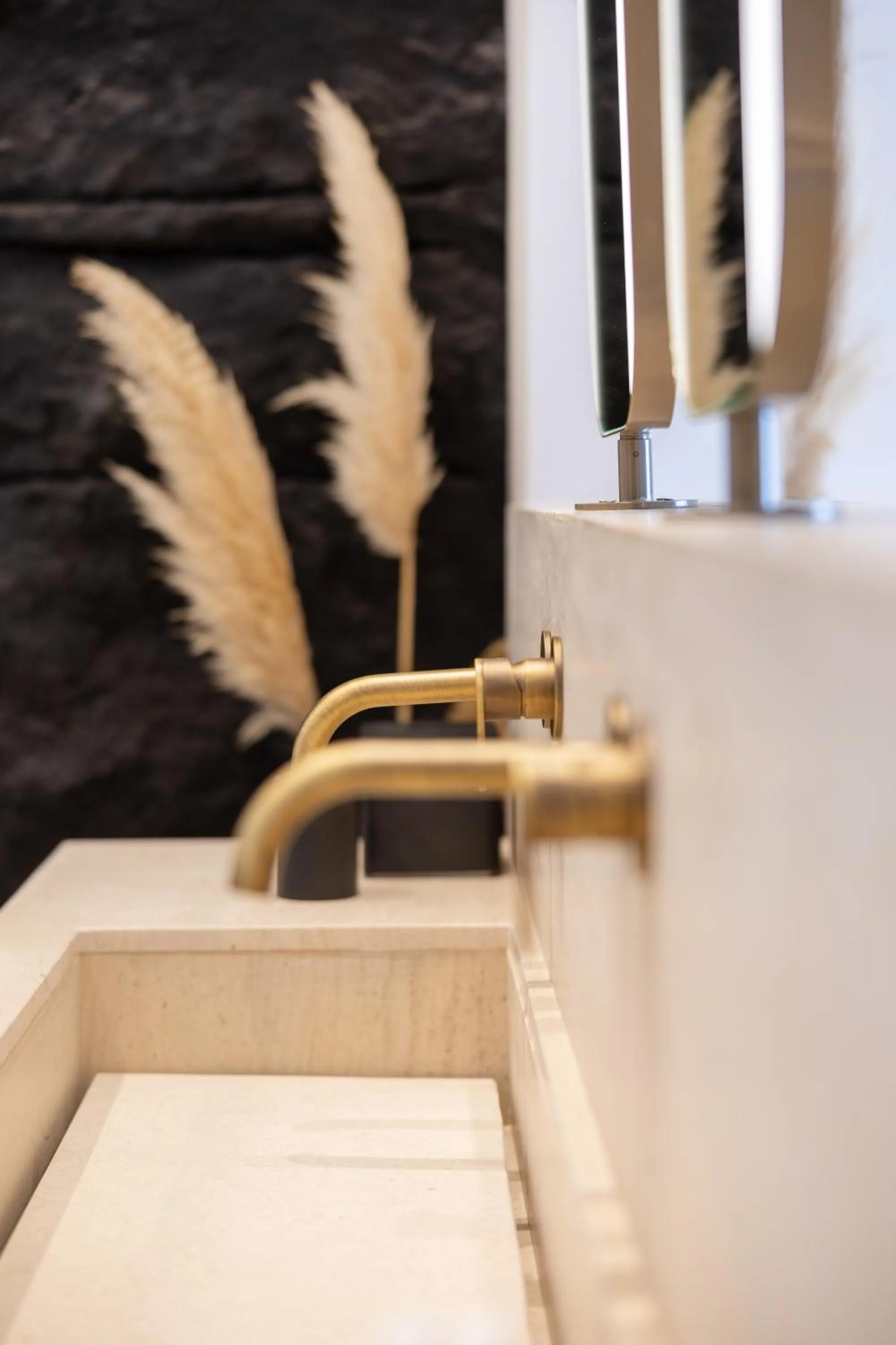 Bathroom in Santo Mine Oia Suites