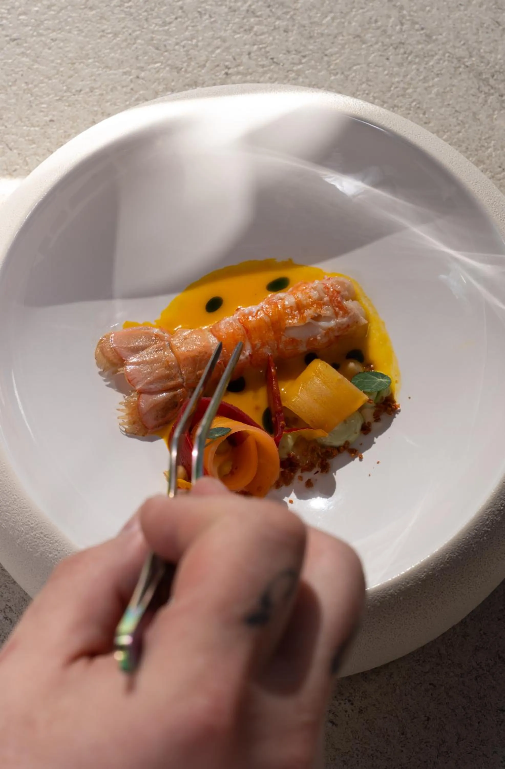 Restaurant/places to eat in Santo Mine Oia Suites