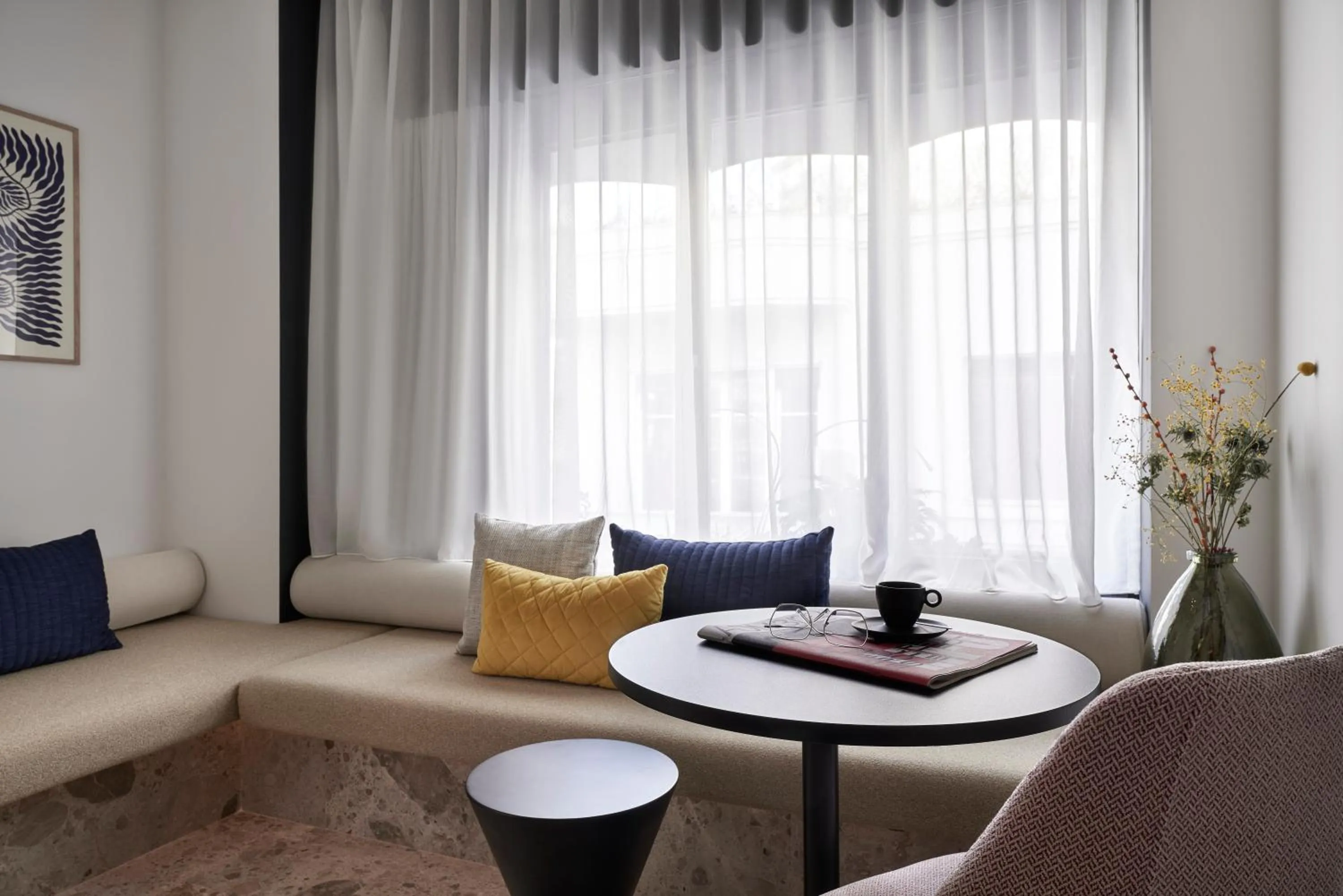 Seating area in The Social Athens Hotel, a member of Radisson Individuals