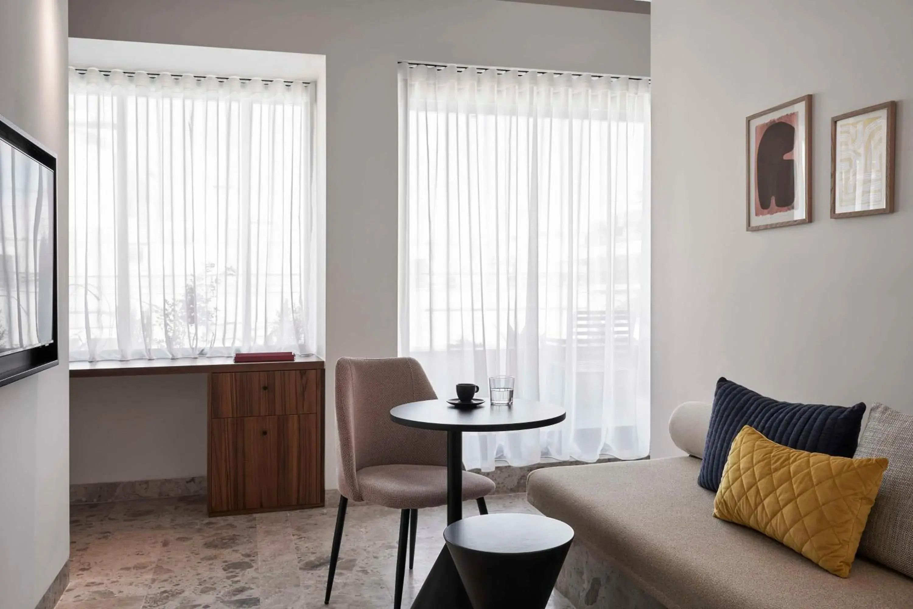 Bedroom in The Social Athens Hotel, a member of Radisson Individuals Bedroom in The Social Athens Hotel, a member of Radisson Individuals