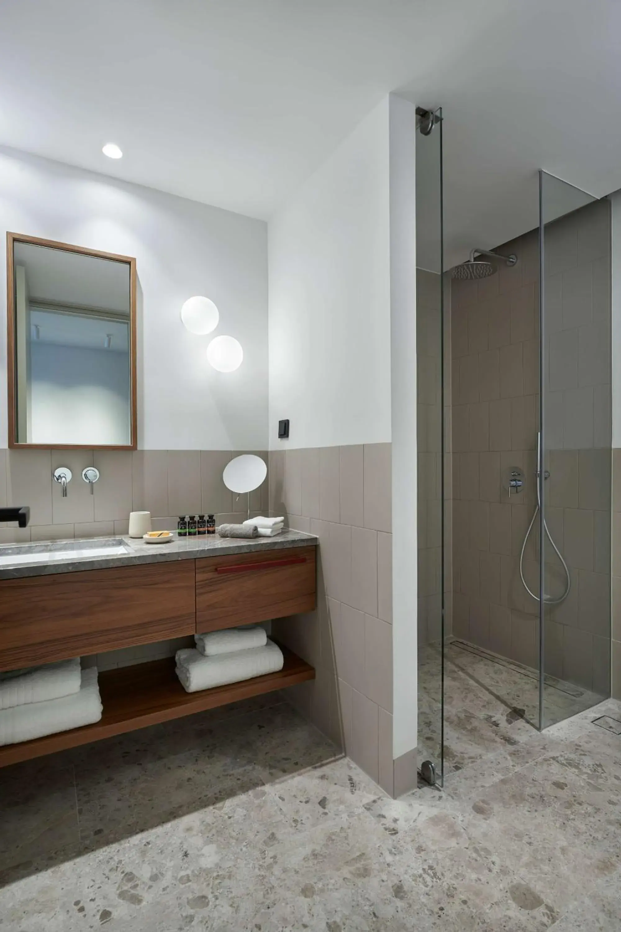 Bathroom in The Social Athens Hotel, a member of Radisson Individuals Bathroom in The Social Athens Hotel, a member of Radisson Individuals