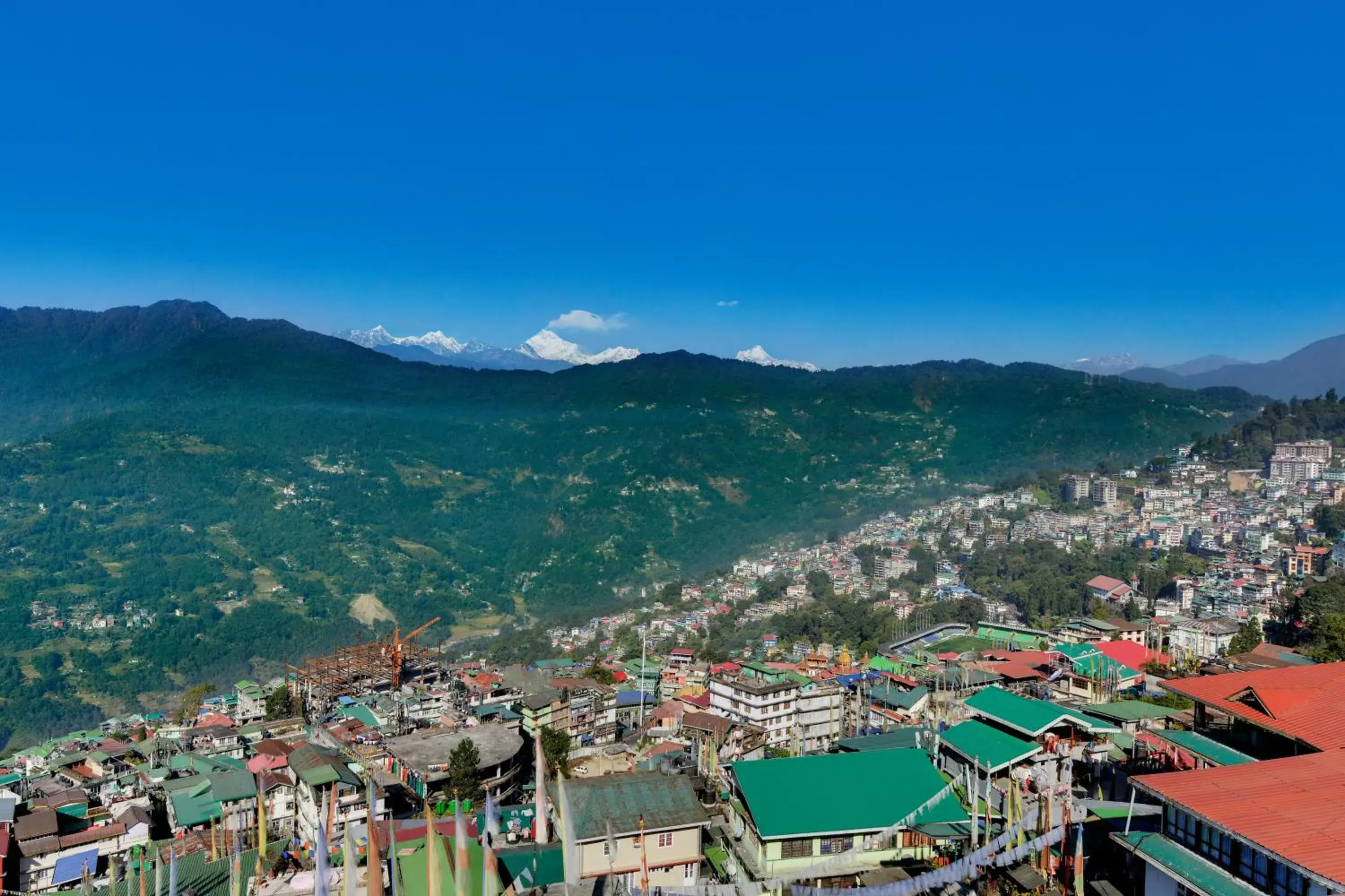 View (from property/room) in Yashshree Sikkim Blossom 600 Meters from MG Marg View (from property/room) in Yashshree Sikkim Blossom 600 Meters from MG Marg