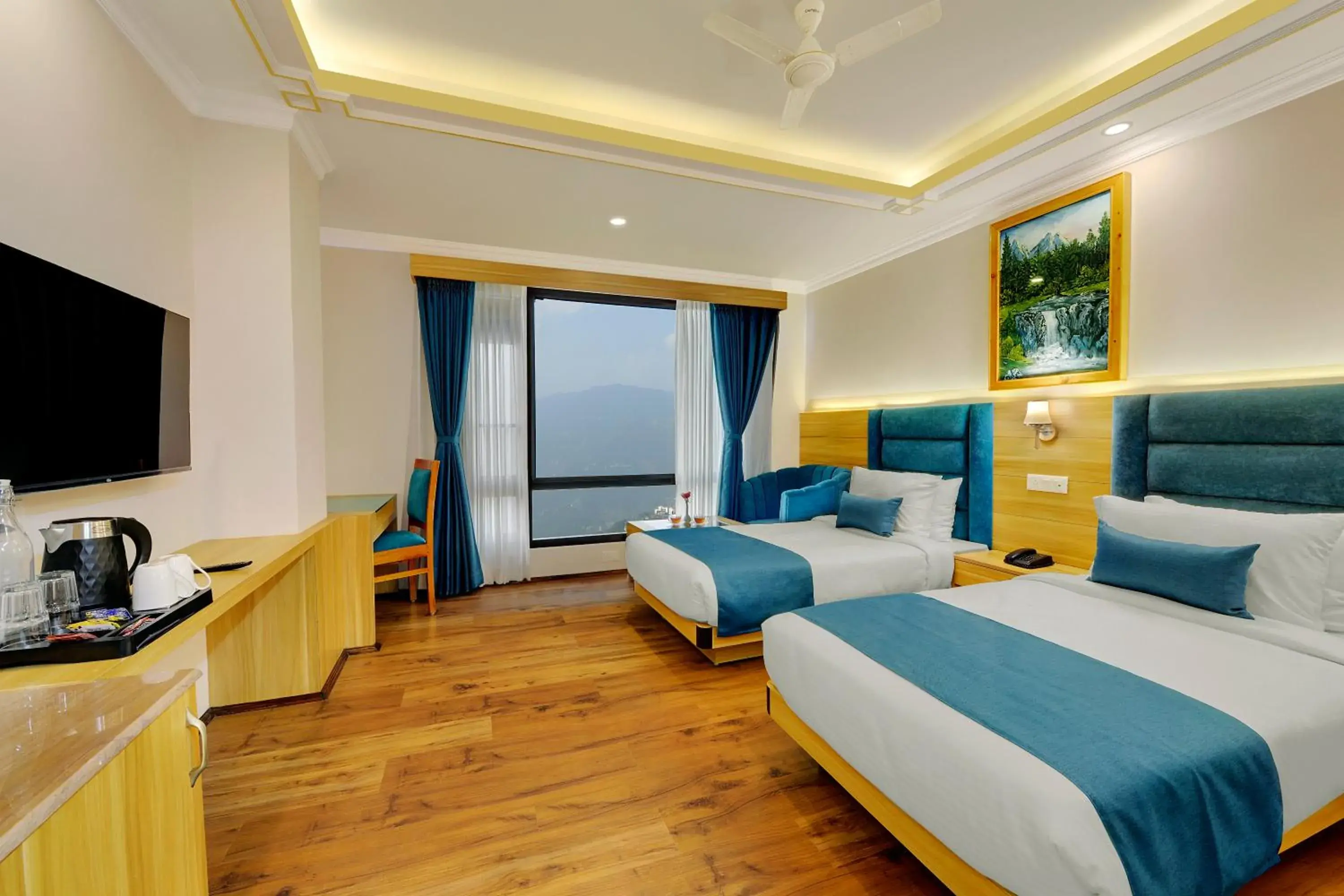 Bedroom, Bed in Yashshree Sikkim Blossom 600 Meters from MG Marg Bedroom, Bed in Yashshree Sikkim Blossom 600 Meters from MG Marg